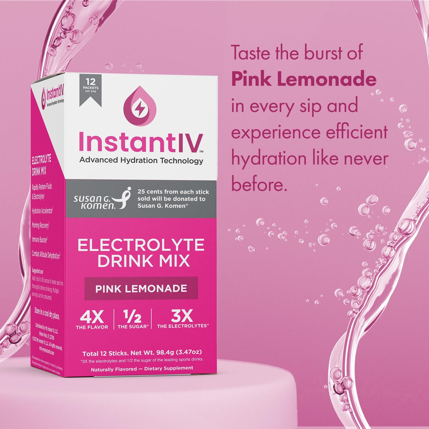 Instant IV Electrolytes Powder, 84 Packets