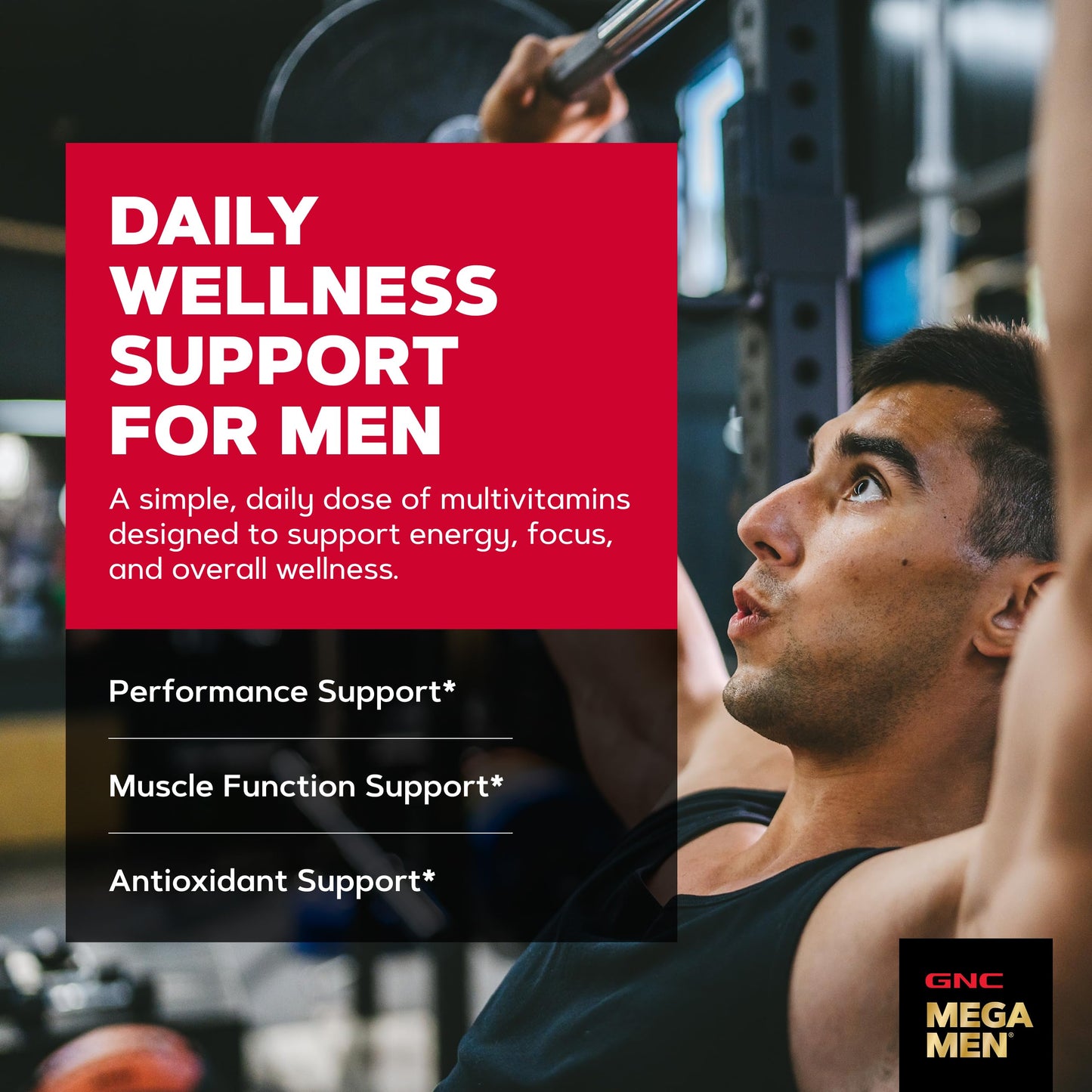 GNC Mega Men Sport Multivitamin for Men Capsules 180 Count