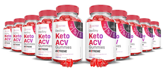 Justified Laboratories Destiny Keto ACV Extreme 2000MG, 600 Gummies