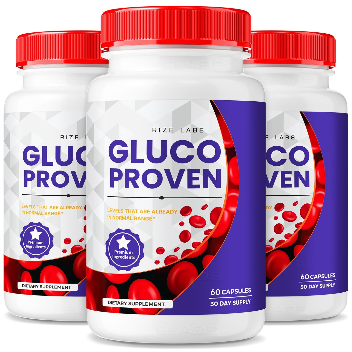 Rize Labs Gluco Proven Capsules, 180 Capsules