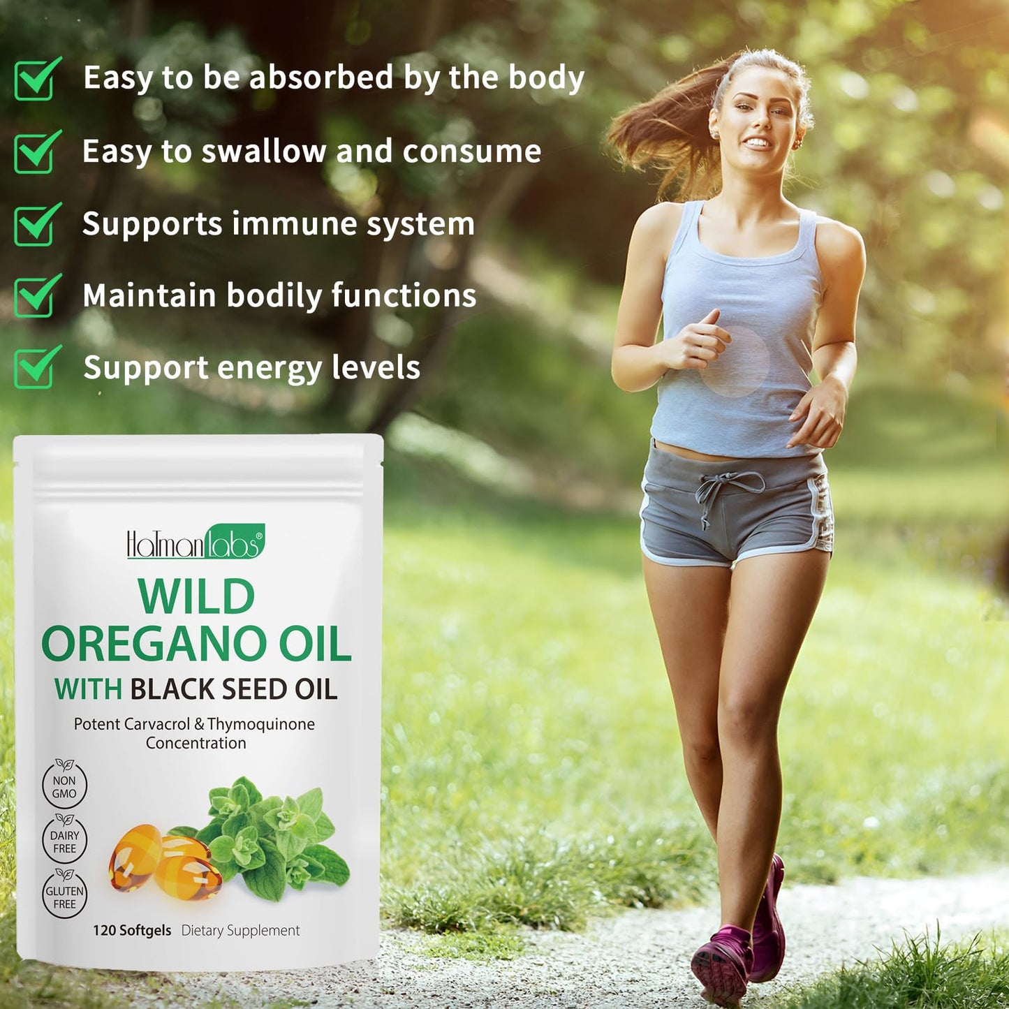 MXCZBSM Oregano Oil Softgels, 240 Count