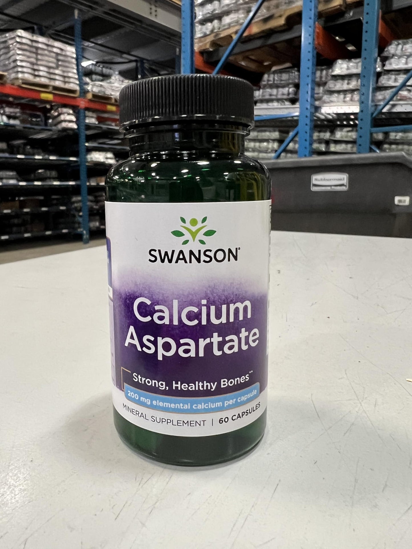 Swanson Calcium Aspartate Capsules, 180 Count