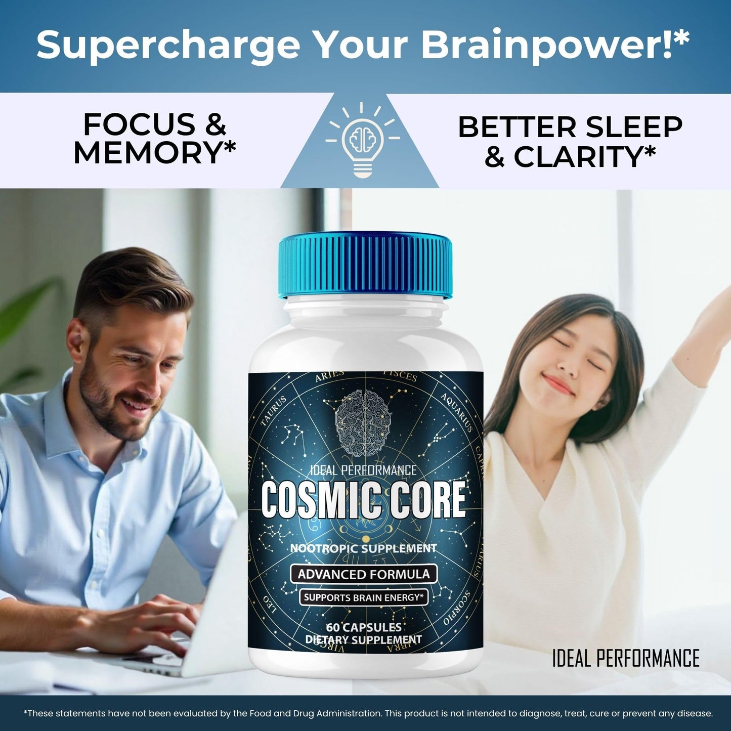IDEAL PERFORMANCE Cosmic Core 180 Capsules