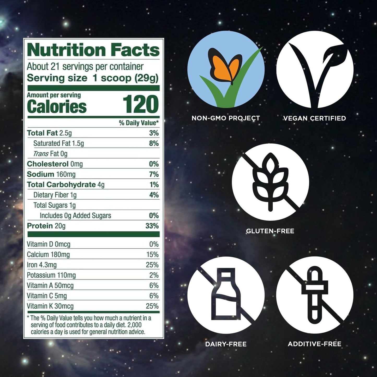 Vega Premium Protein + Supergreens Berry Powder, 21.5