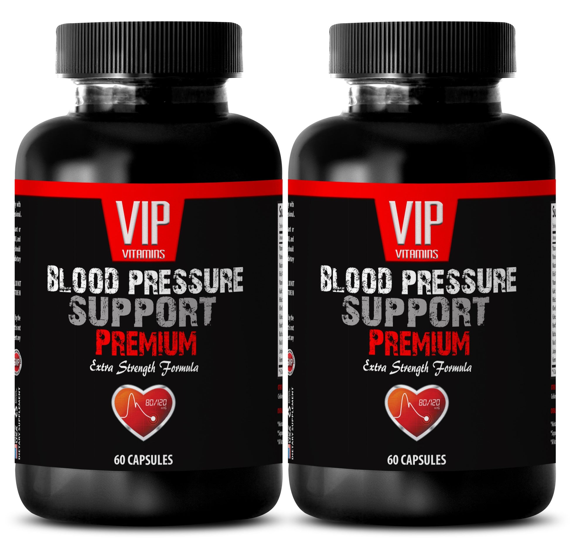 VIP VITAMINS Olive Leaf Extract Capsules, Super Strength, Blood Pressure Support, 1 Count