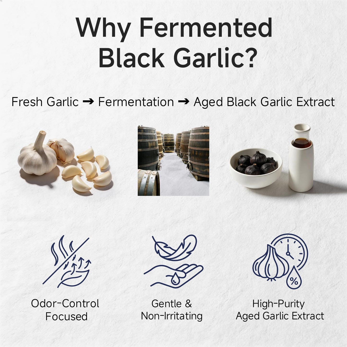 Alliwise Aged Black Garlic Extract 700mg with Vitamin D3 & K2 Odorless Softgels, 300 Softgels