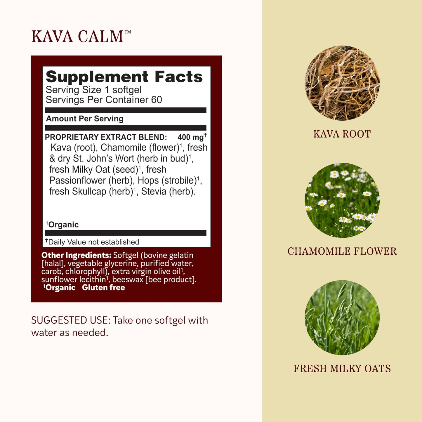 Herbs Etc. Kava Calm Softgel 60 Count