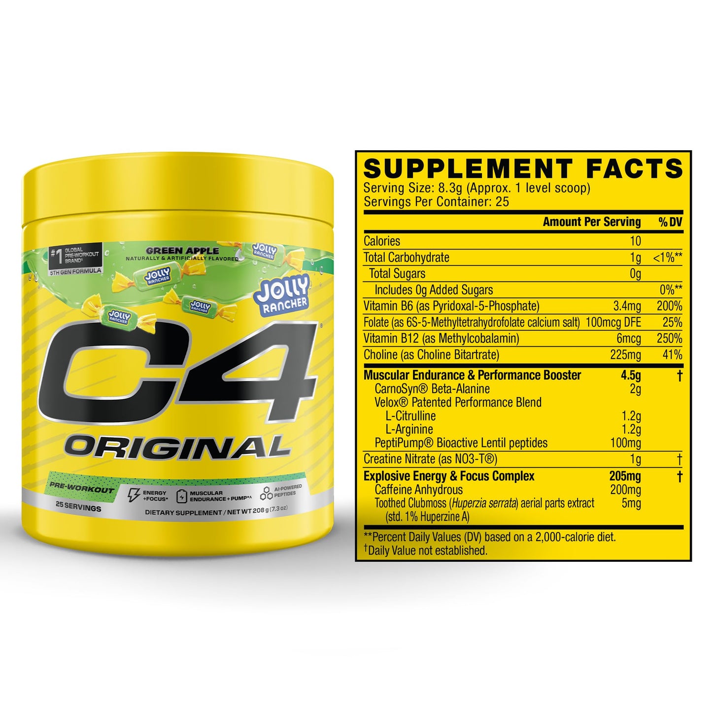 C4 Original Pre Workout Powder 7 oz