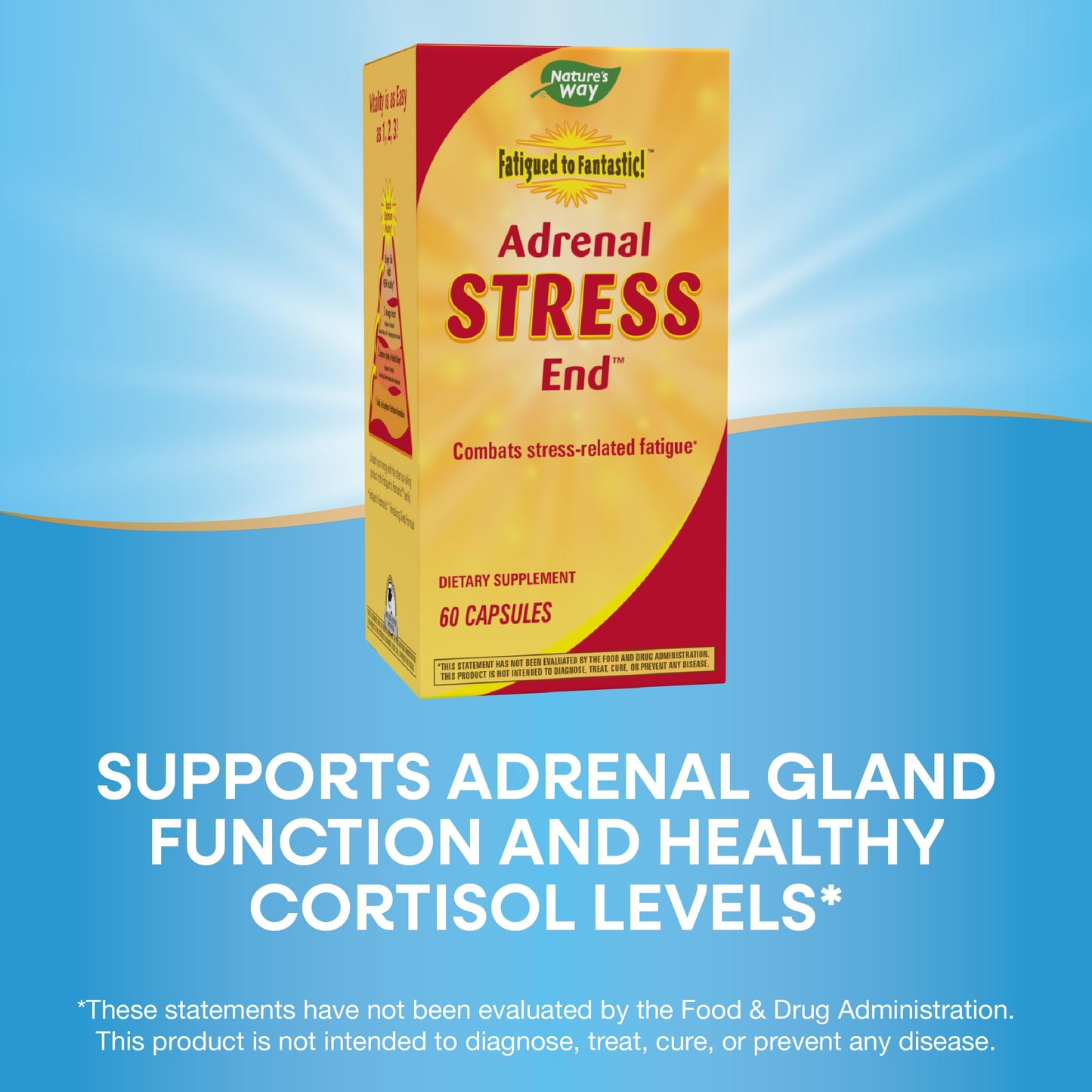 Nature's Way Fatigued to Fantastic! Adrenal Stress-End Capsule, 60 Count