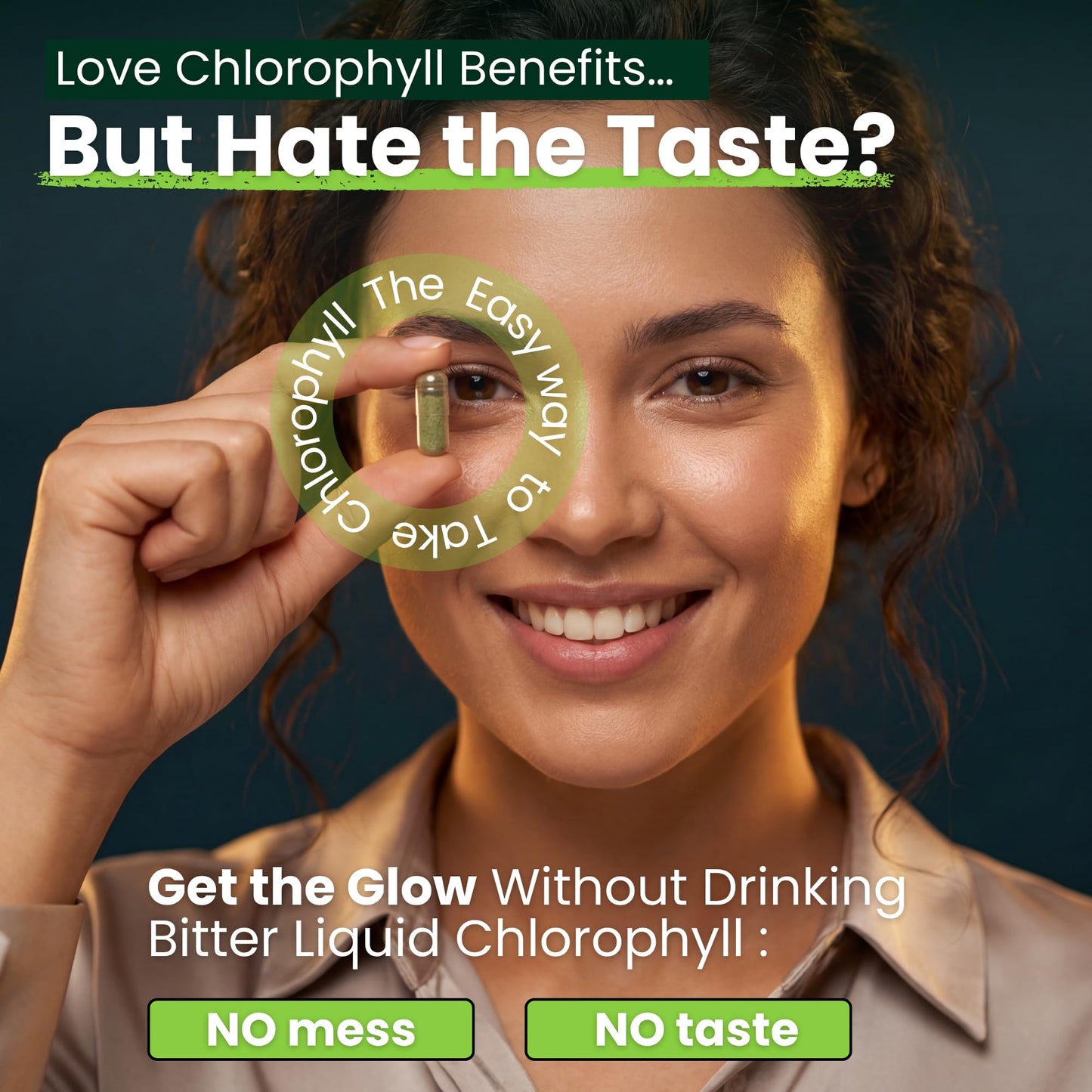 MEGA HEALTH Chlorophyll Capsules 12,000mg, 120 Count