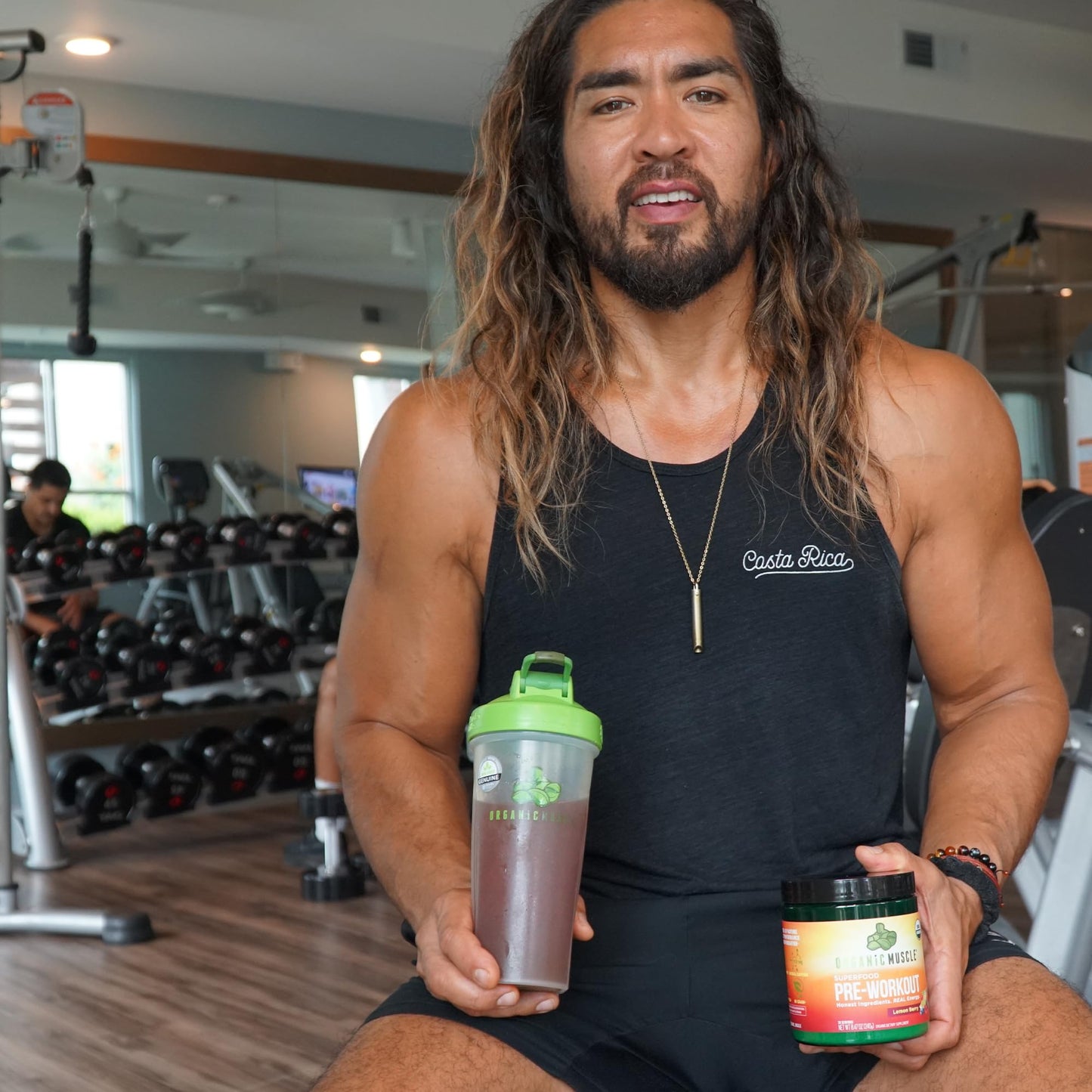 Organic Muscle Organic Pre Workout Powder Strawberry Mango 5.6 Ounce