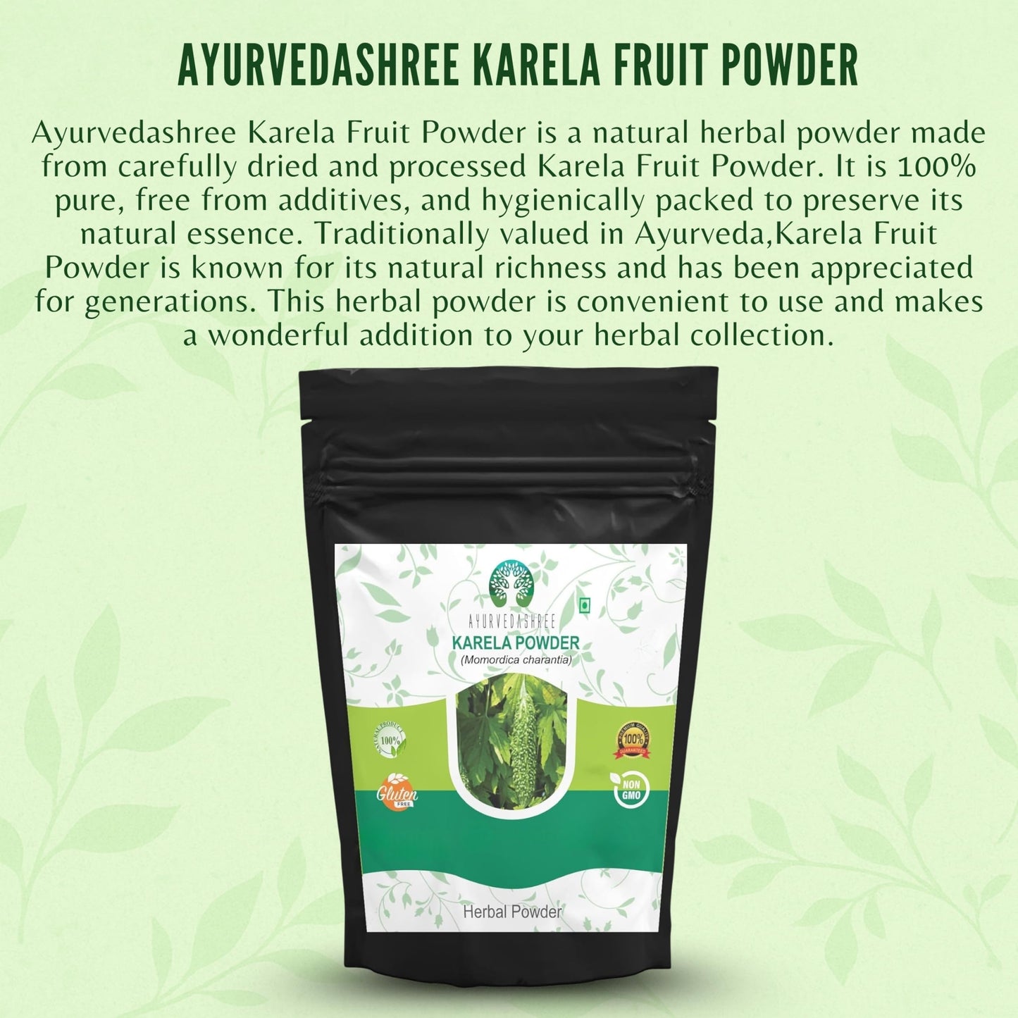 AYURVEDASHREE Bitter Melon Powder 7.1 Ounce