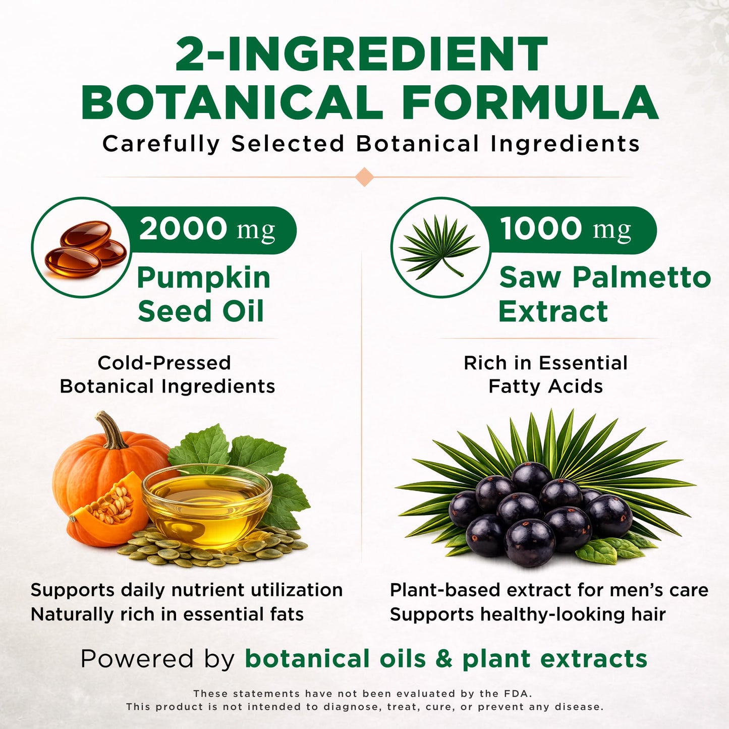 NutraVora Pumpkin Seed Oil with Saw Palmetto Softgels – 300 Count