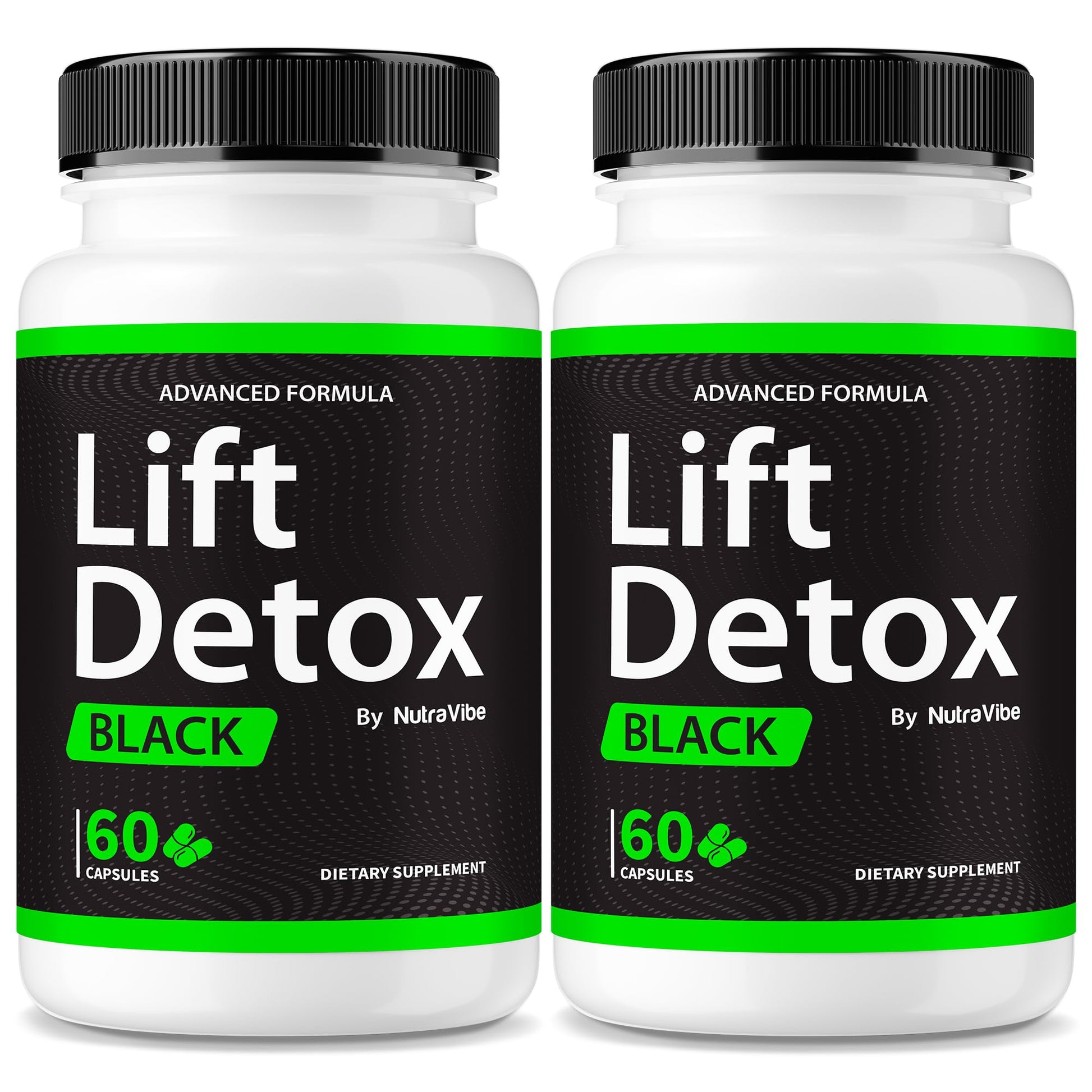 NutraVibe Lift Detox Black 120 Capsules