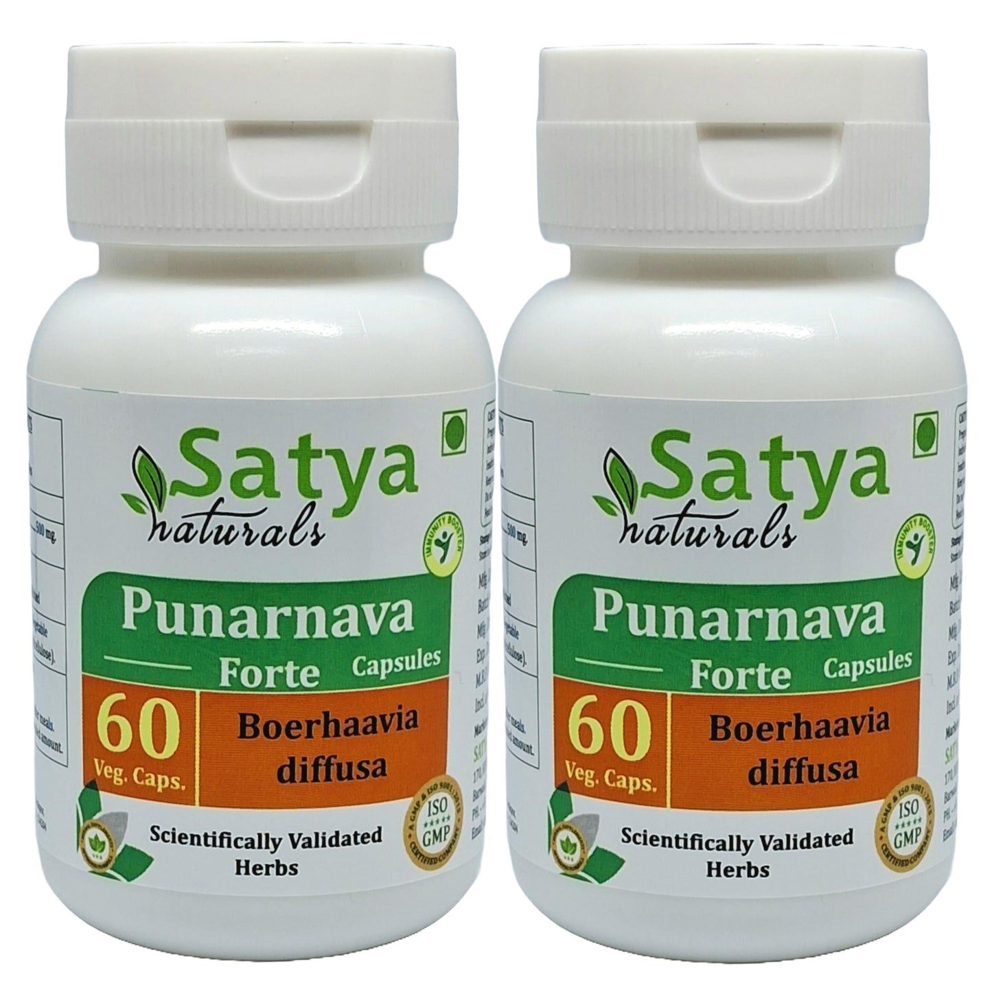 Satya Naturals Punarnava Forte Capsule 500 mg, 120 Count