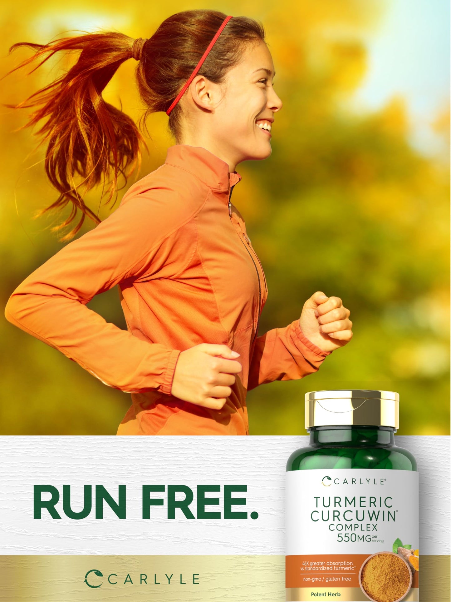Carlyle Turmeric Curcumin 550mg Capsules 60 Count
