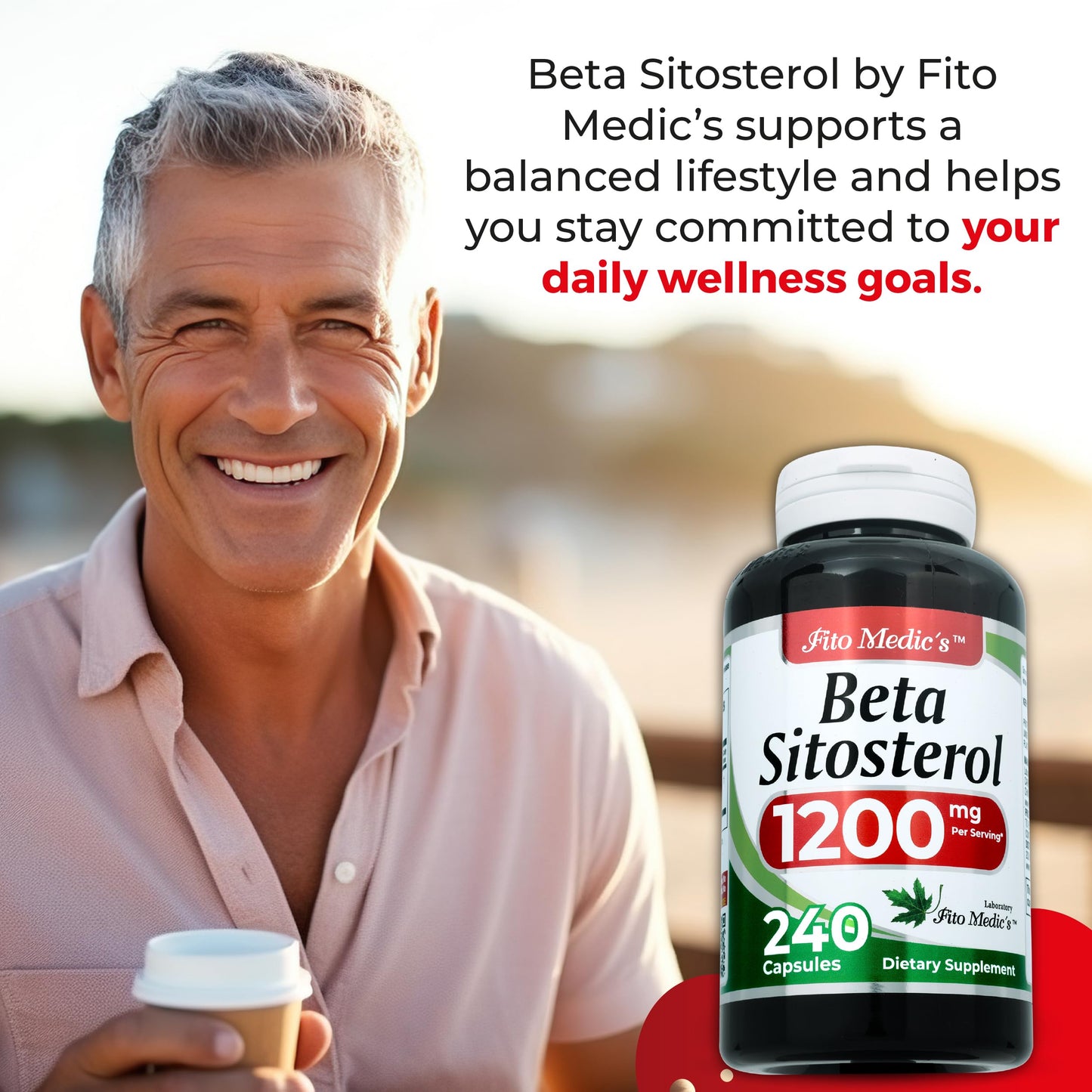 FITO MEDIC'S Beta Sitosterol Plant Sterols 240 Capsules