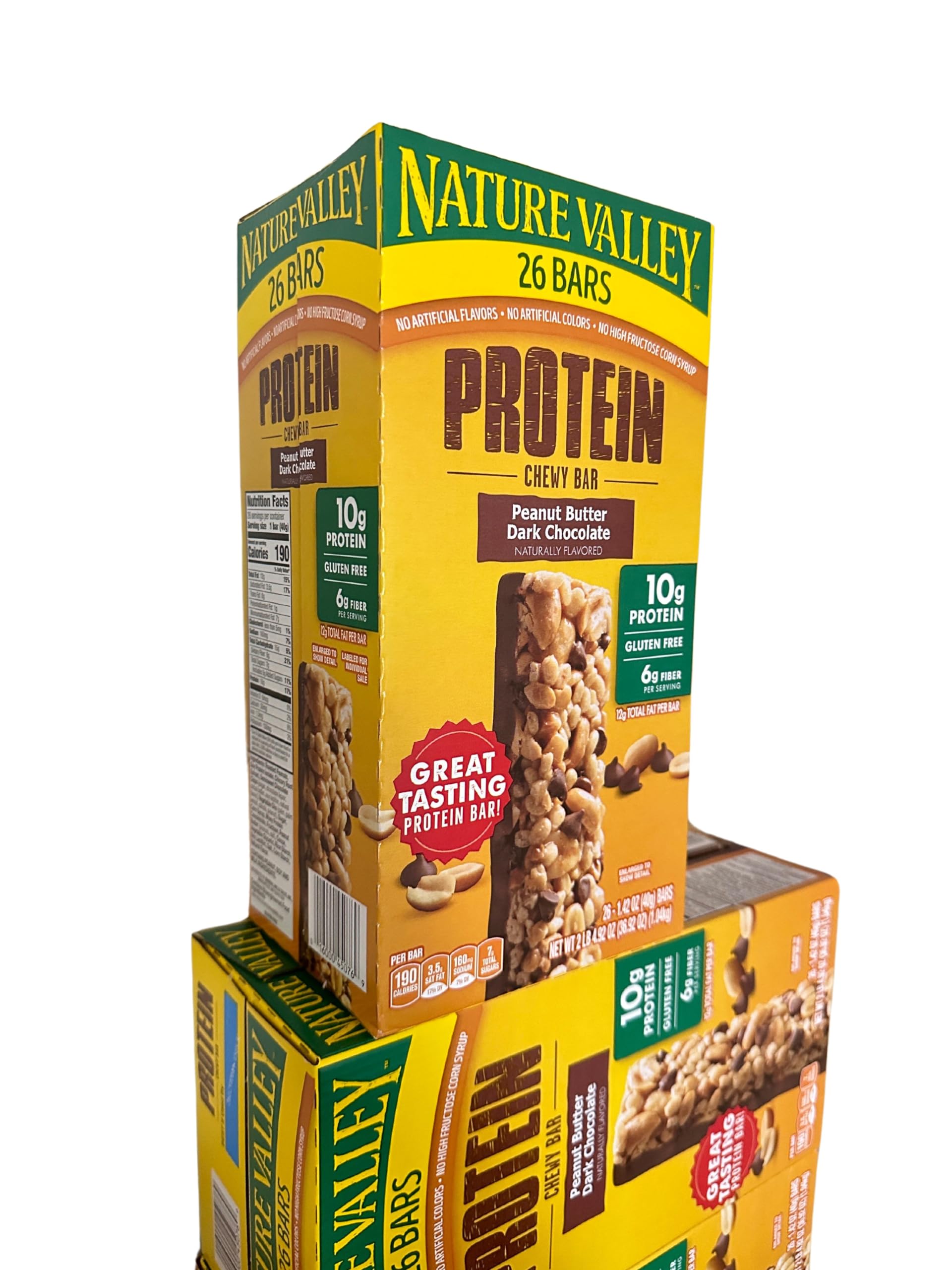 Nature Valley Protein Chewy Bars Peanut Butter Chocolate, 26 ct