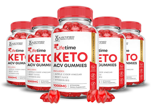 Justified Laboratories Lifetime Keto ACV Gummies 300 Gummies