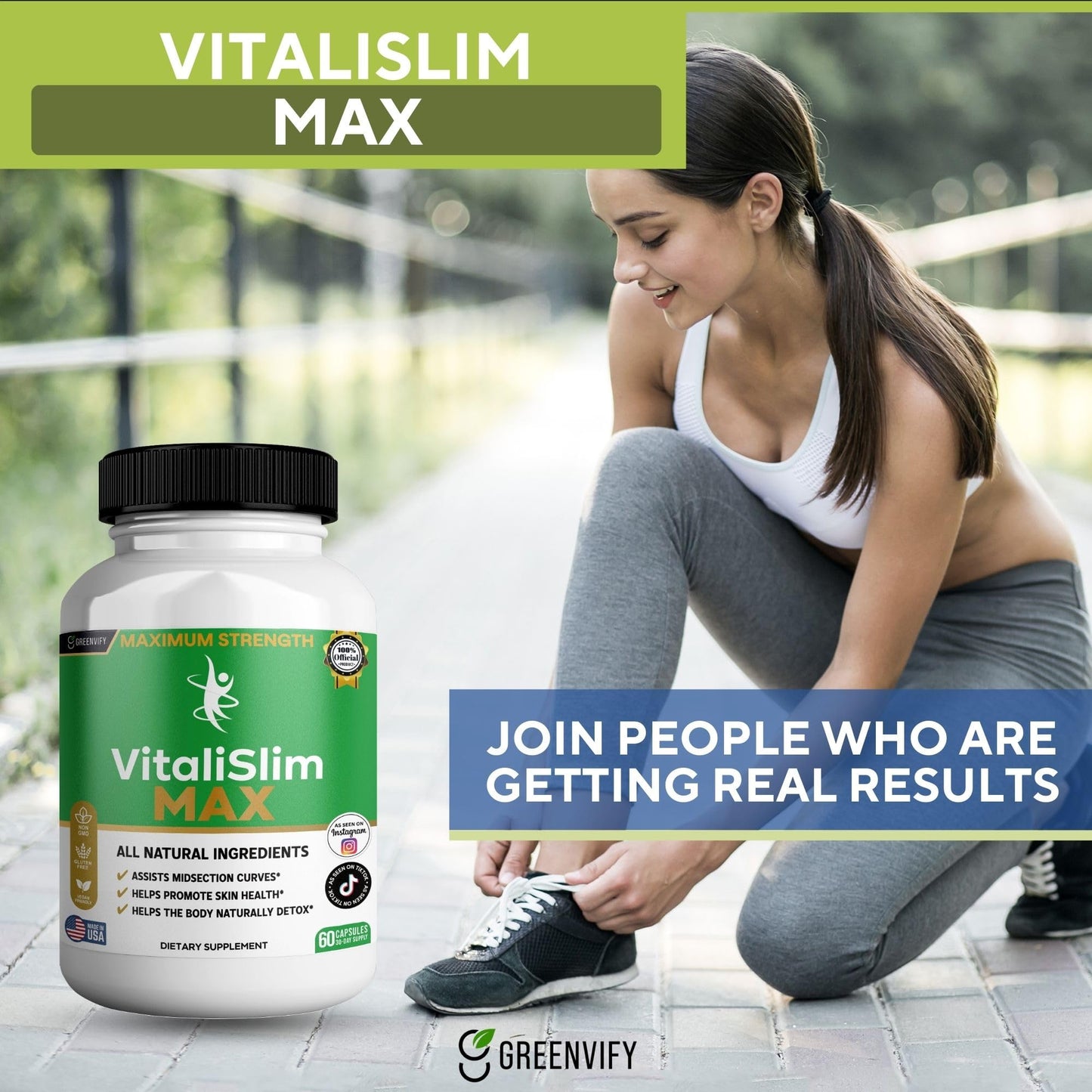 GREENVIFY Ever Joint MAX Support Supplement, 60 Capsules