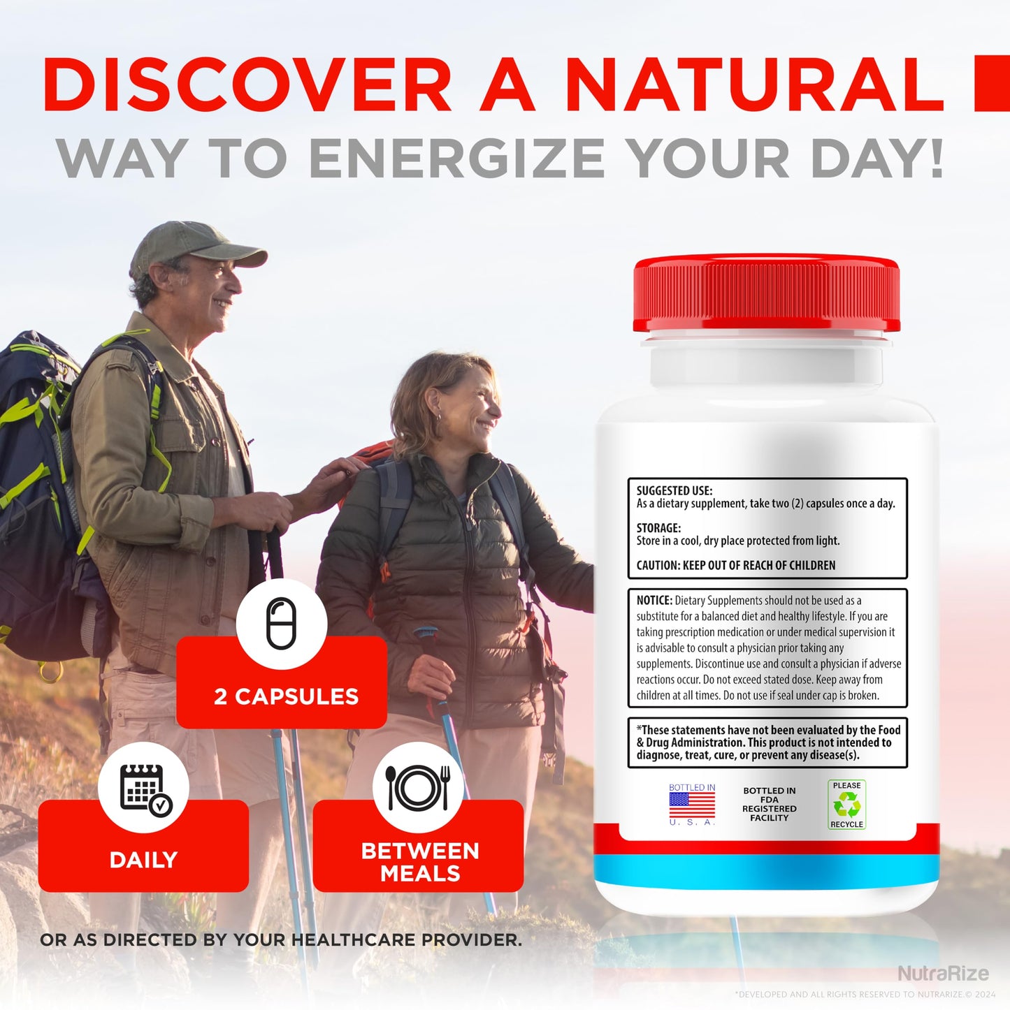NutraRize Trusted Relief Capsules, 120 Capsules