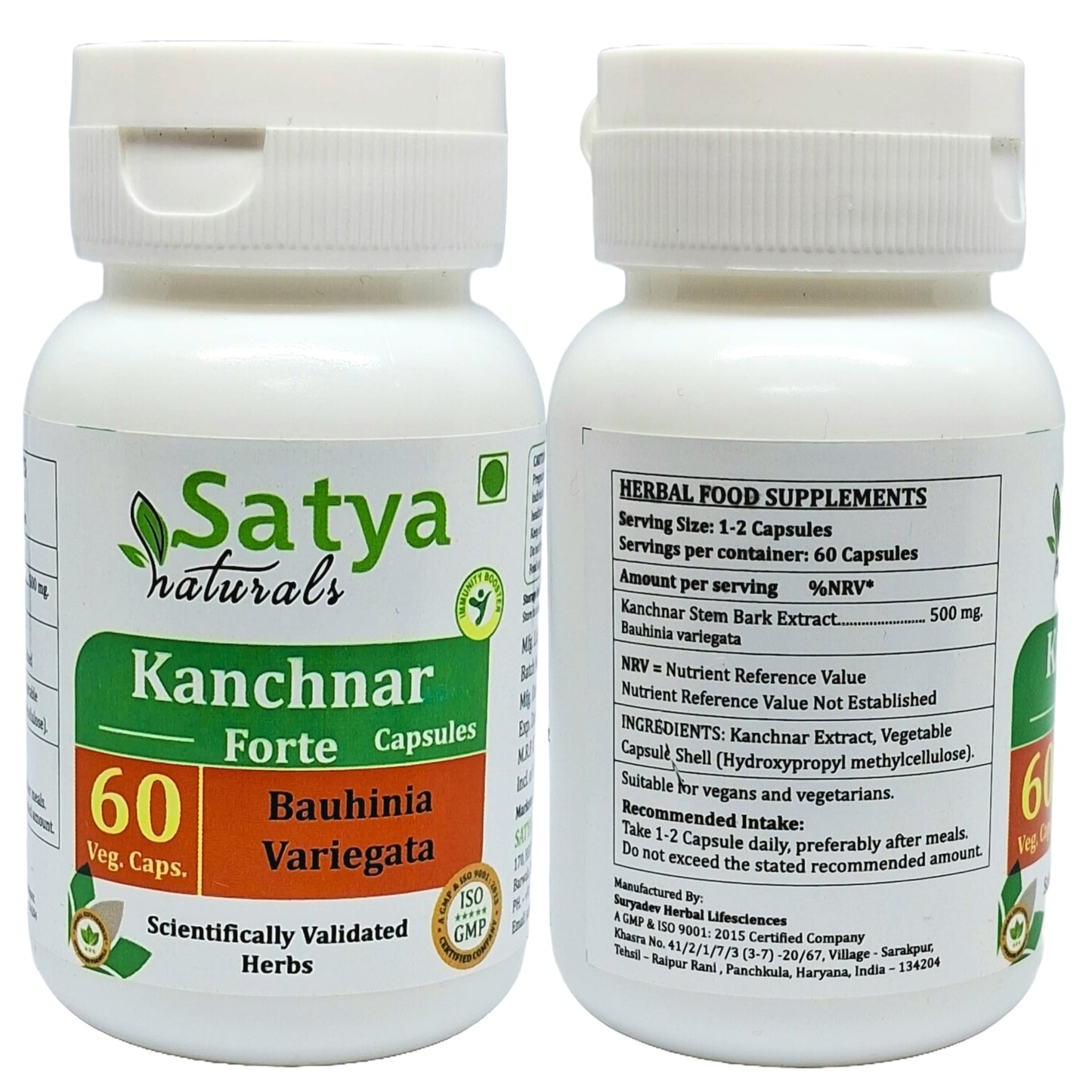 Satya Naturals Kanchnar Forte Capsules 120 Count