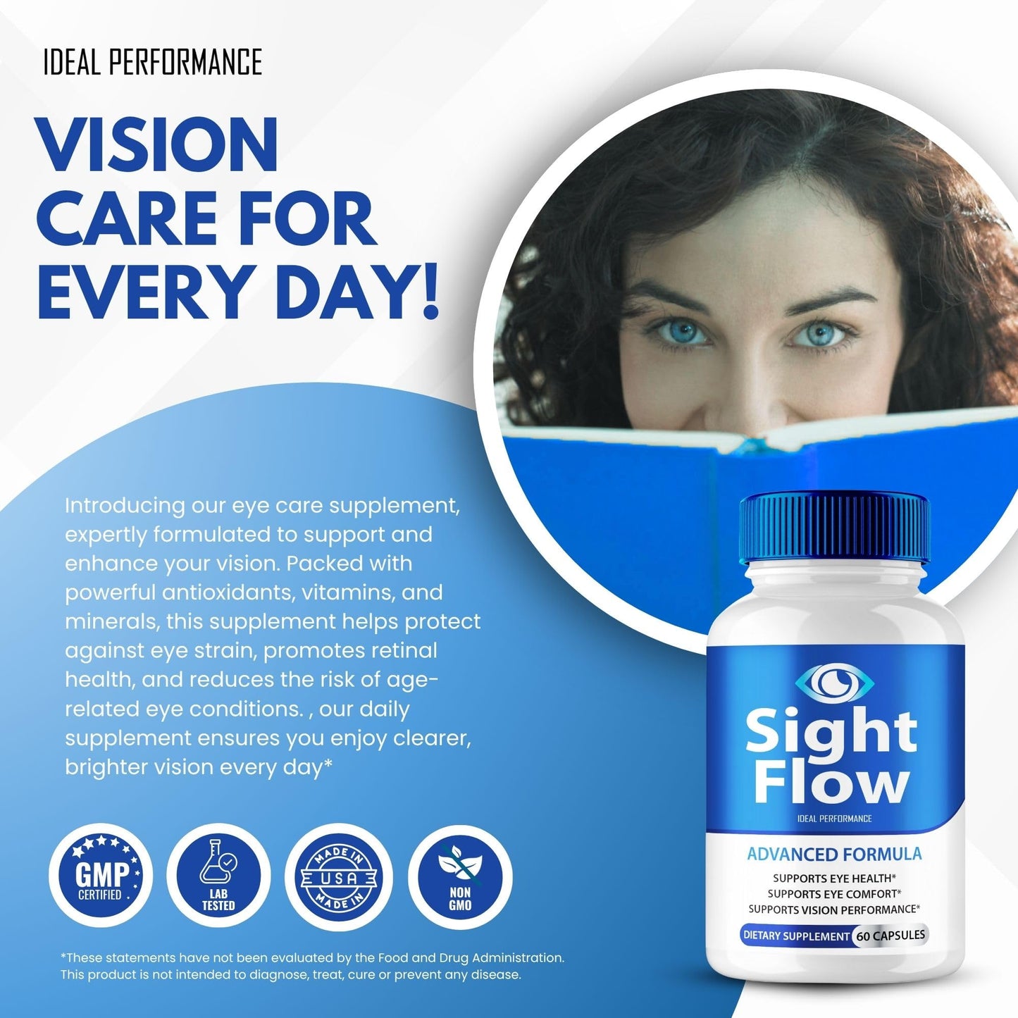 IDEAL PERFORMANCE Sight Flow Capsules 60 Count