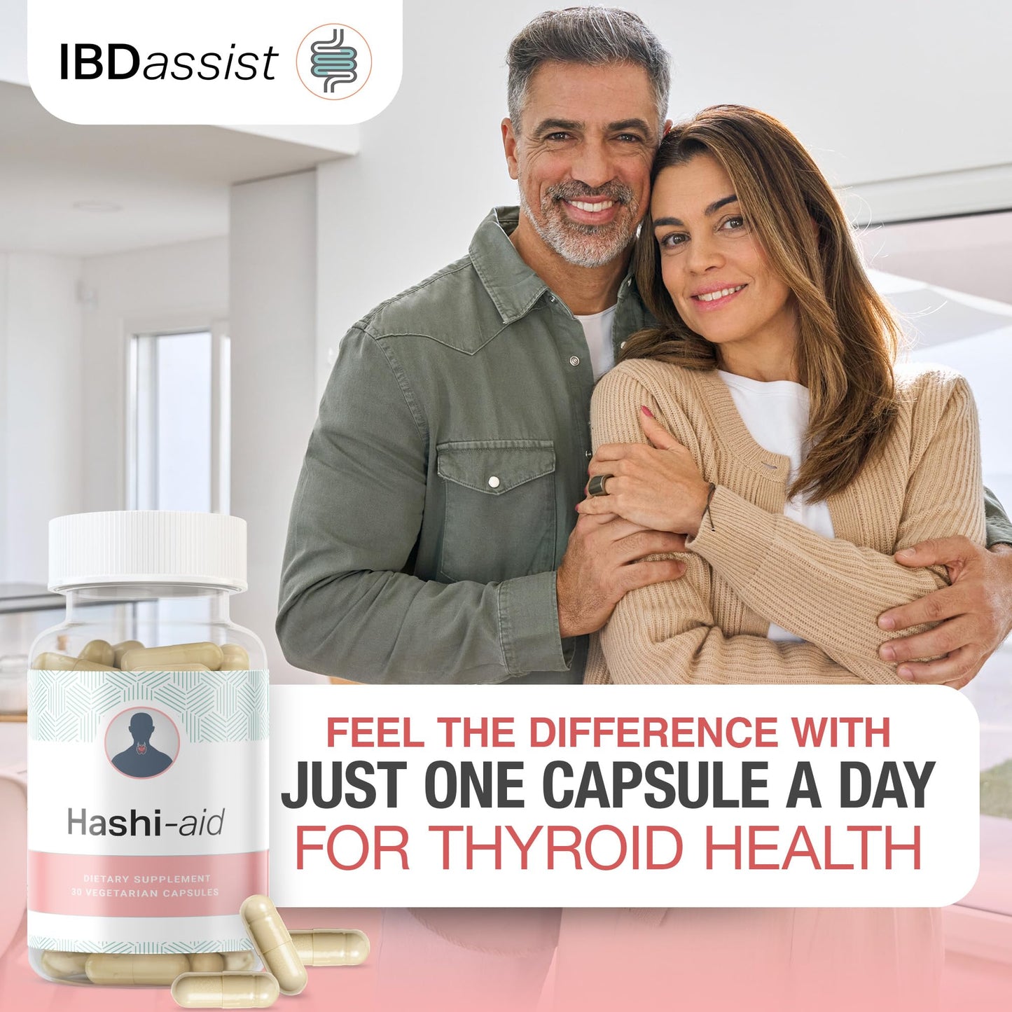 IBDassist Hashi Aid Thyroid Support Capsule, 30 Capsules