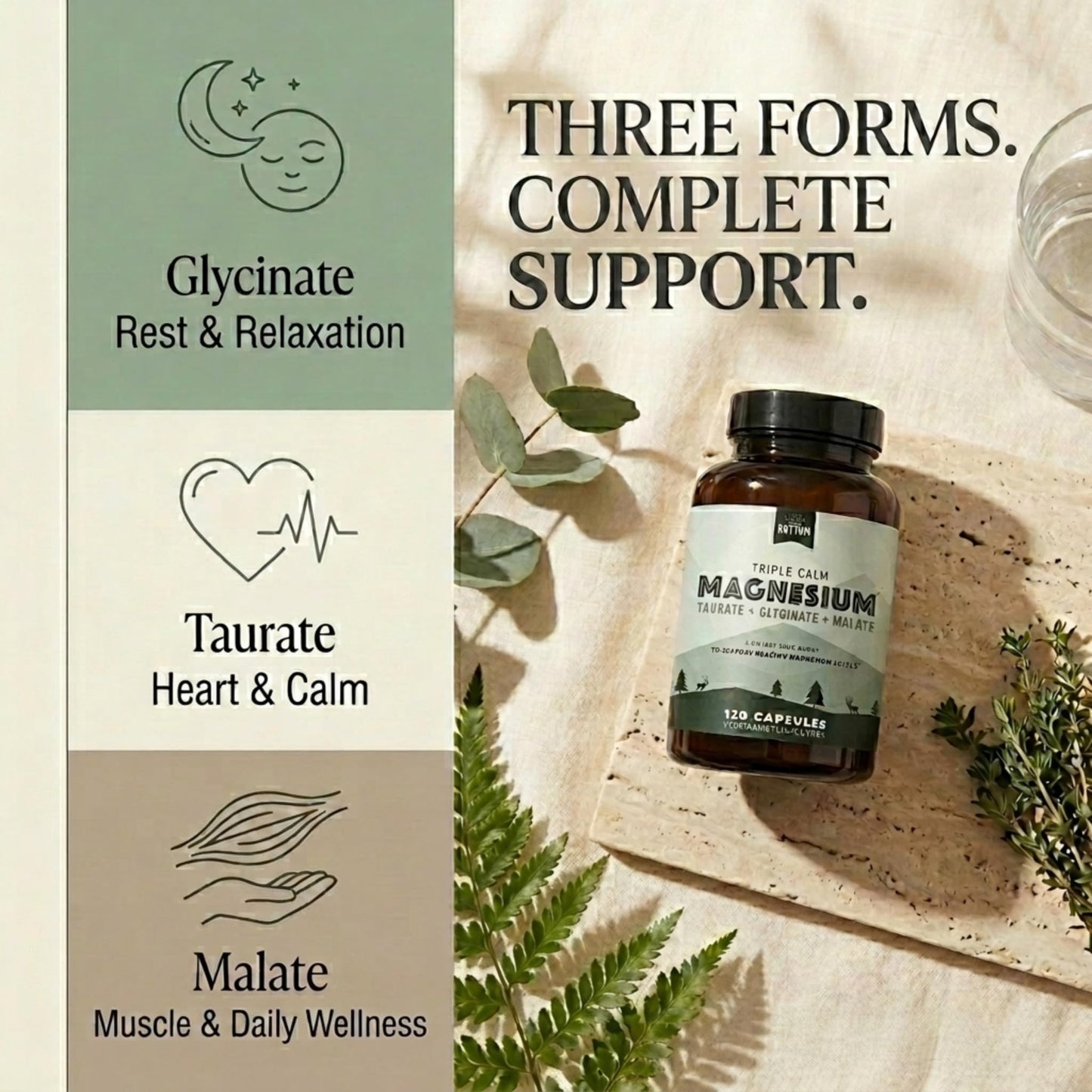 Natural Rhythm Triple Calm Magnesium 150 mg 240 Capsules