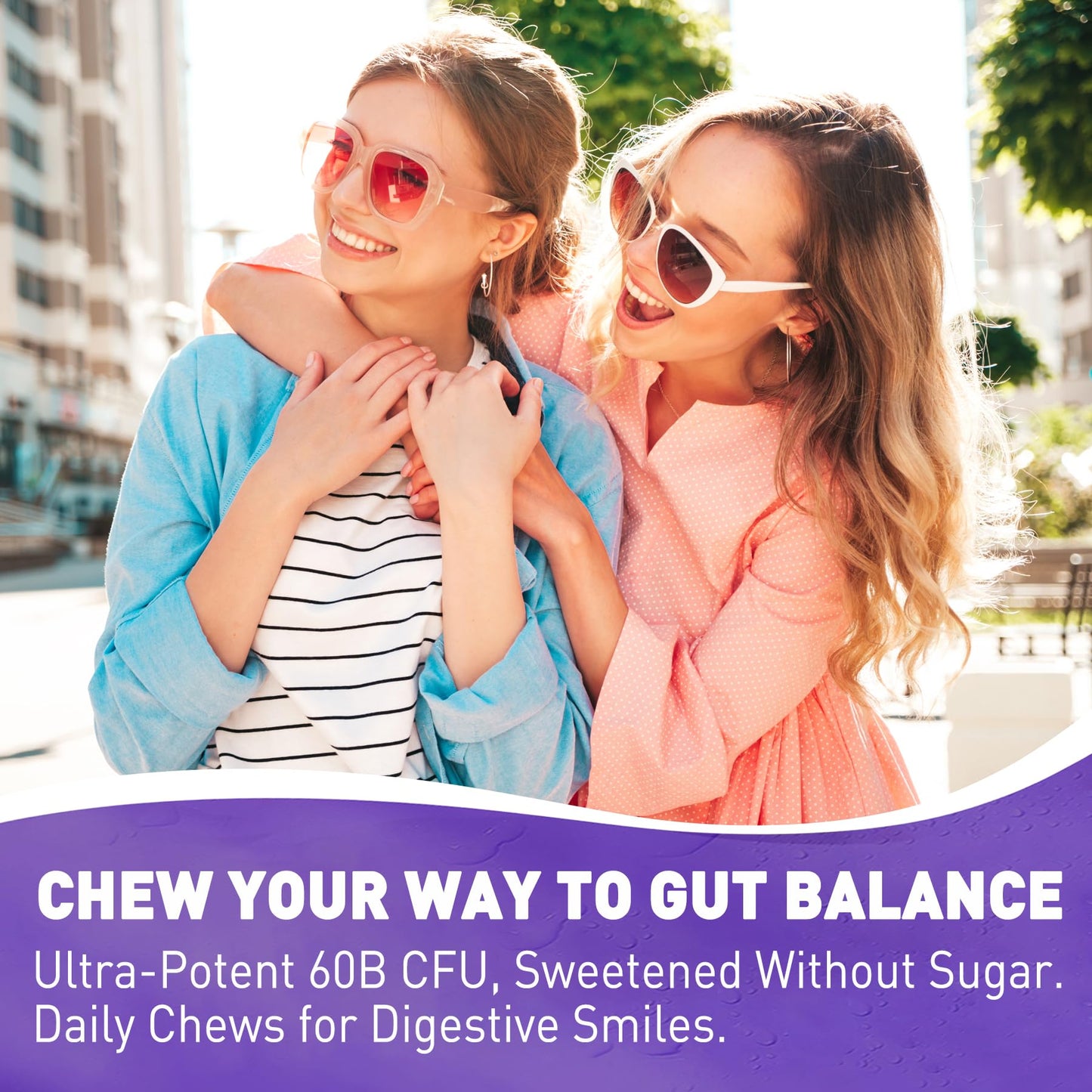 EnvyDeal 60 Billion CFU Probiotic Prebiotic Gummies for Women Men Teen Kids, 120 Gummies