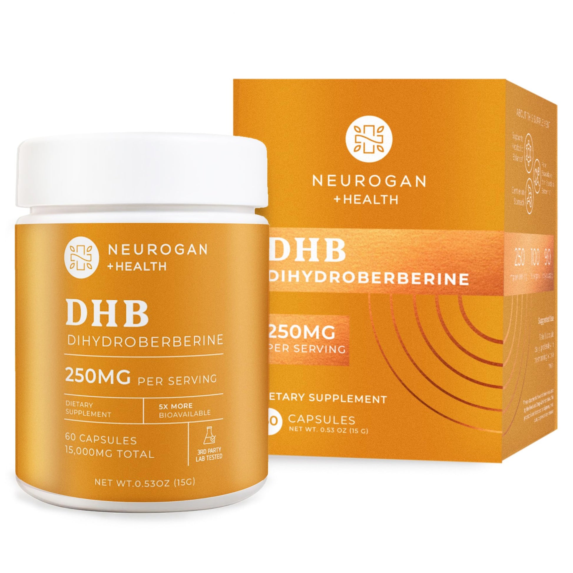 Neurogan Dihydroberberine Supplement Capsules, 60 Count