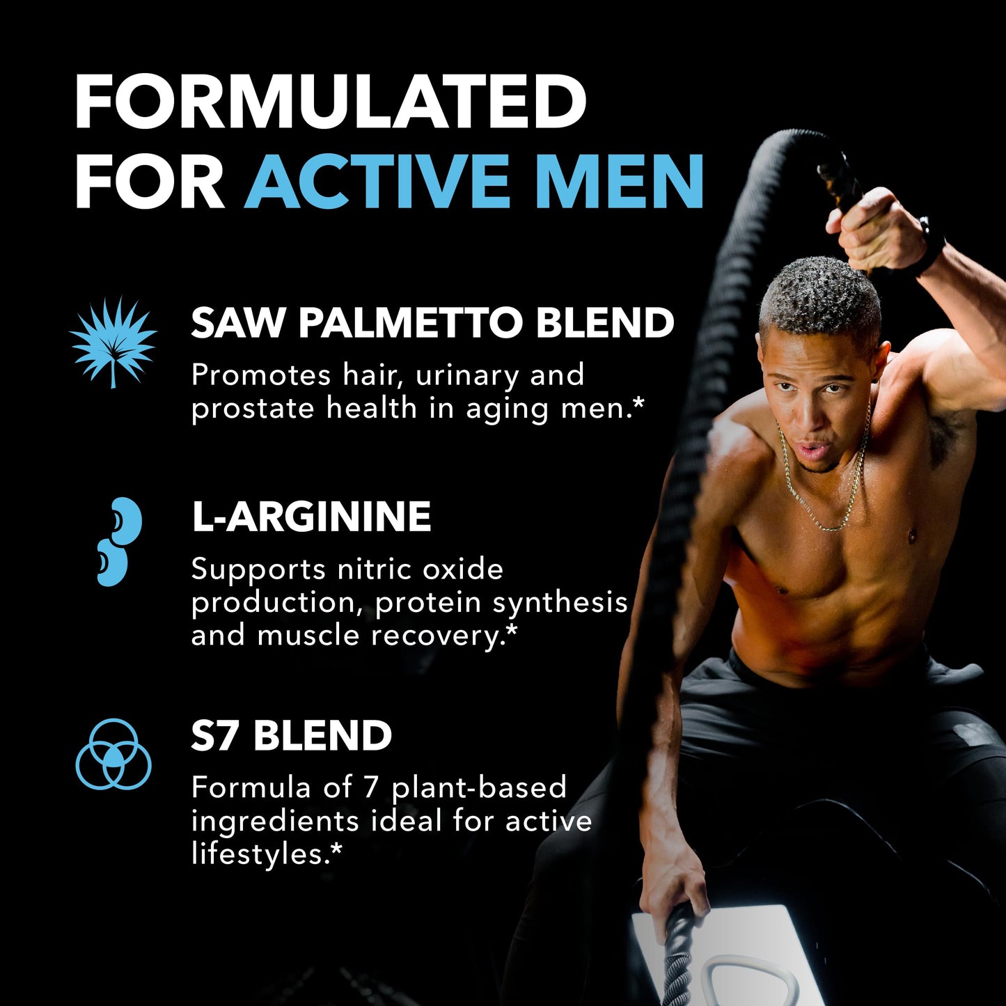 HAVASU NUTRITION Ashwagandha & Saw Palmetto L-Arginine Complex Capsules, 150 Count