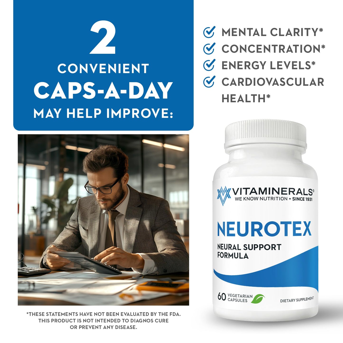 Vitaminerals 119 Neurotex 60 Capsules