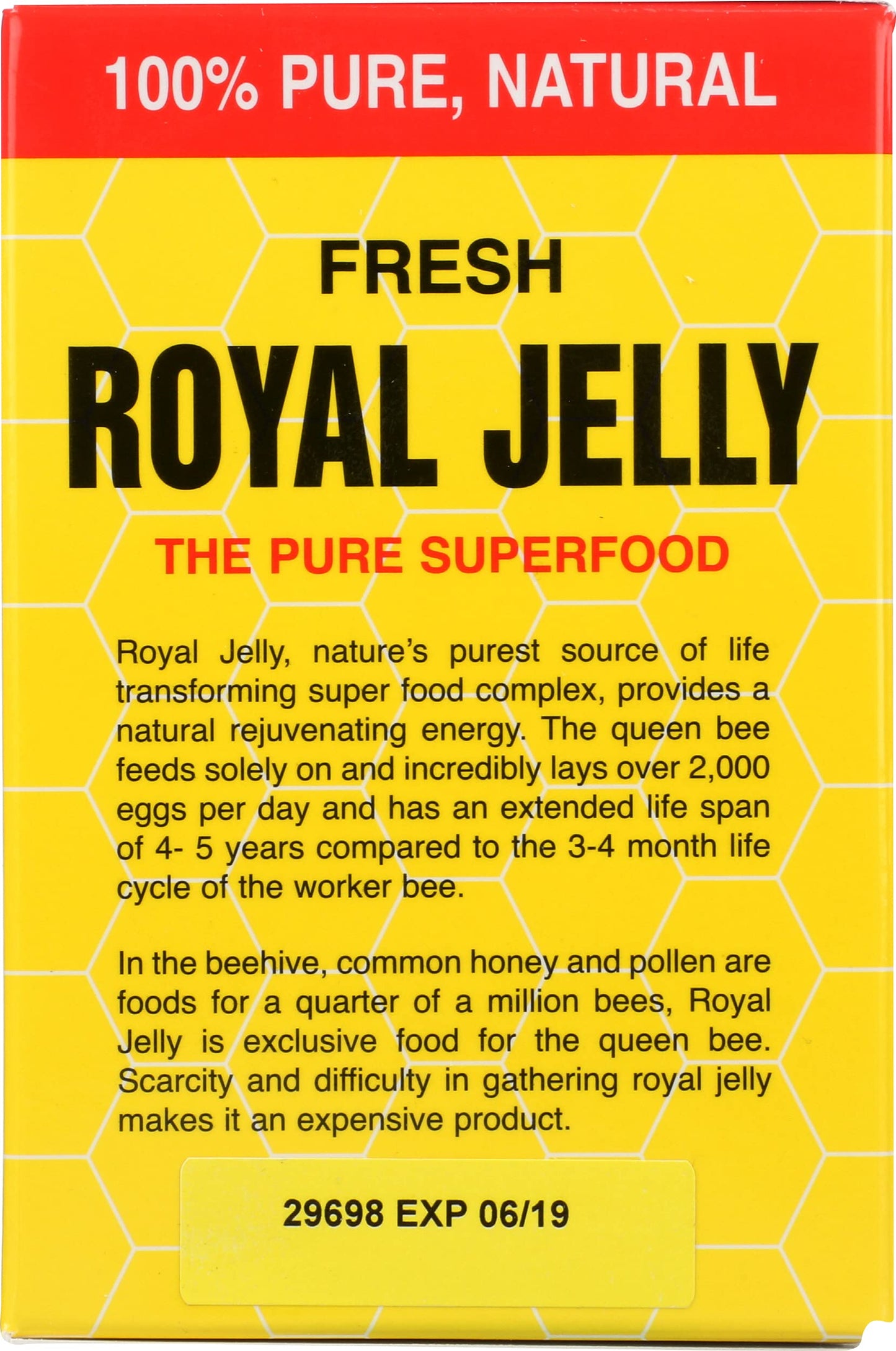 YS Eco Bee Farms Royal Jelly 60,000 mg Liquid, 2 oz