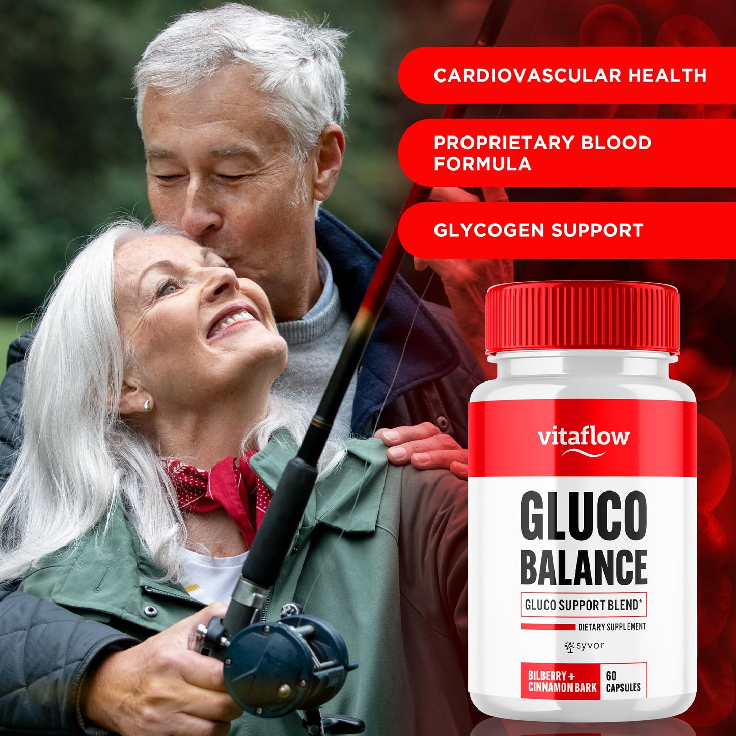 Syvor Vitaflow Balance Support Supplement Capsules, 60 Capsules