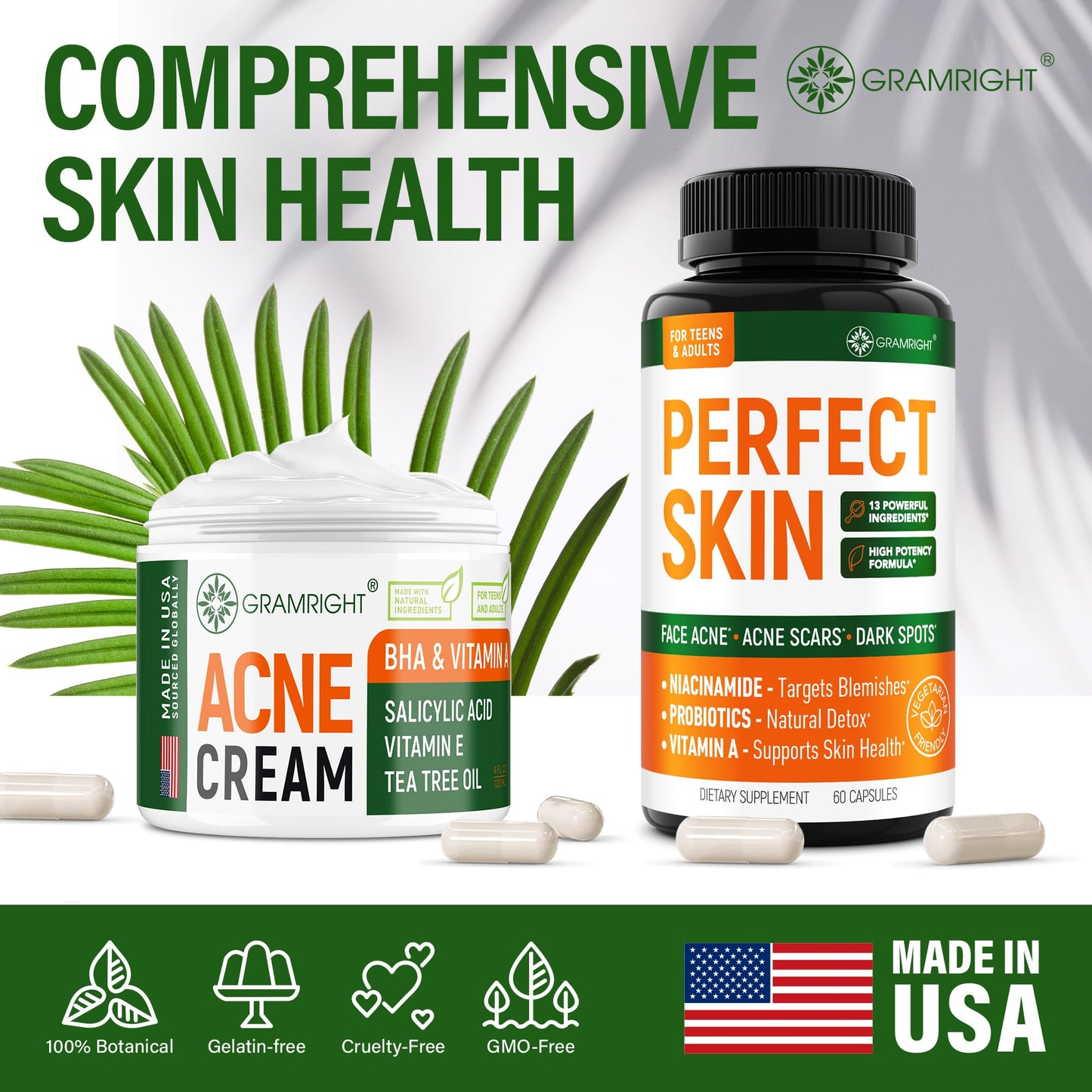 GRAMRIGHT Perfect Skin Pills Capsule 60 Count