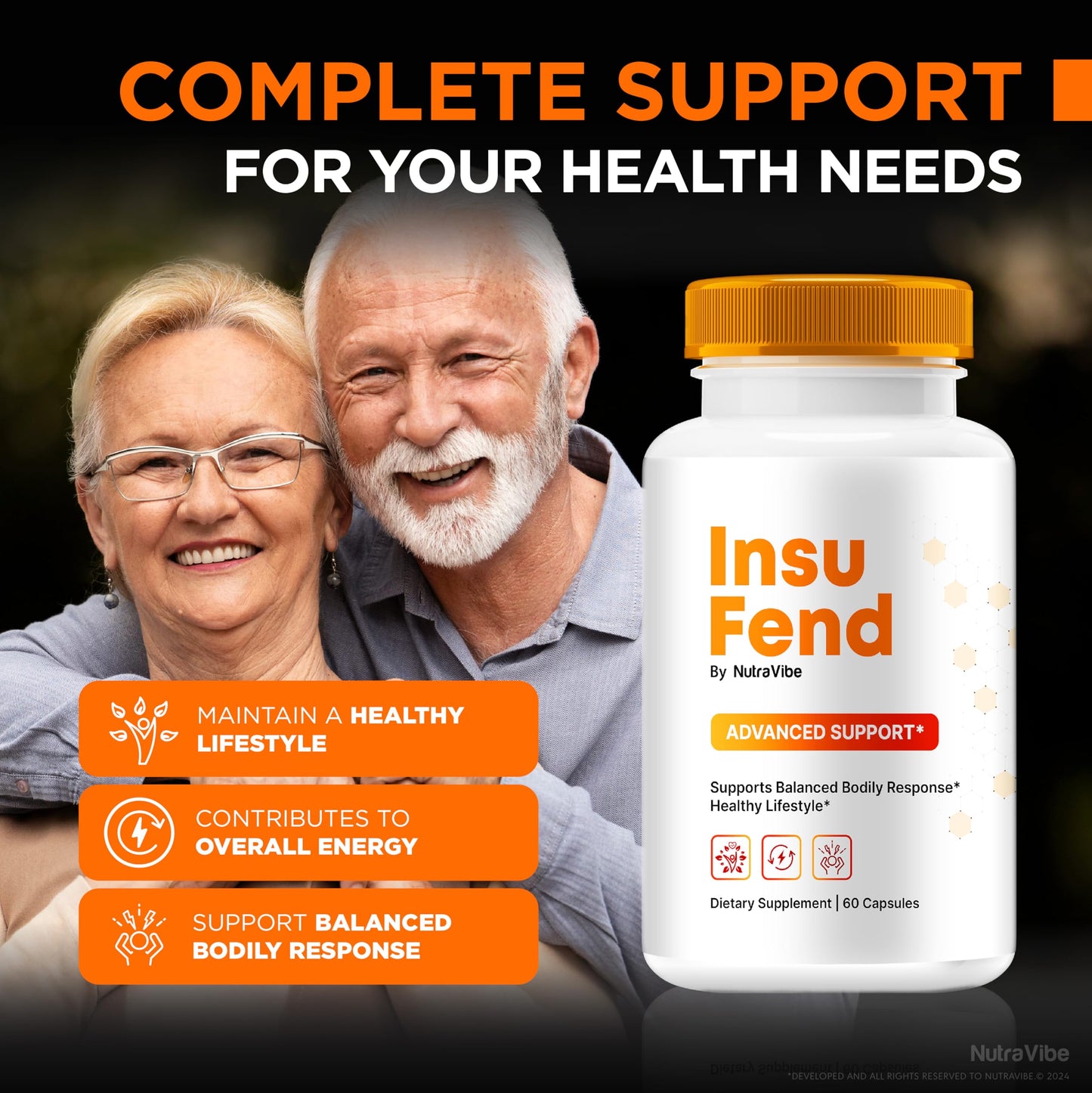 NutraVibe InsuFend Capsules, 180 Capsules
