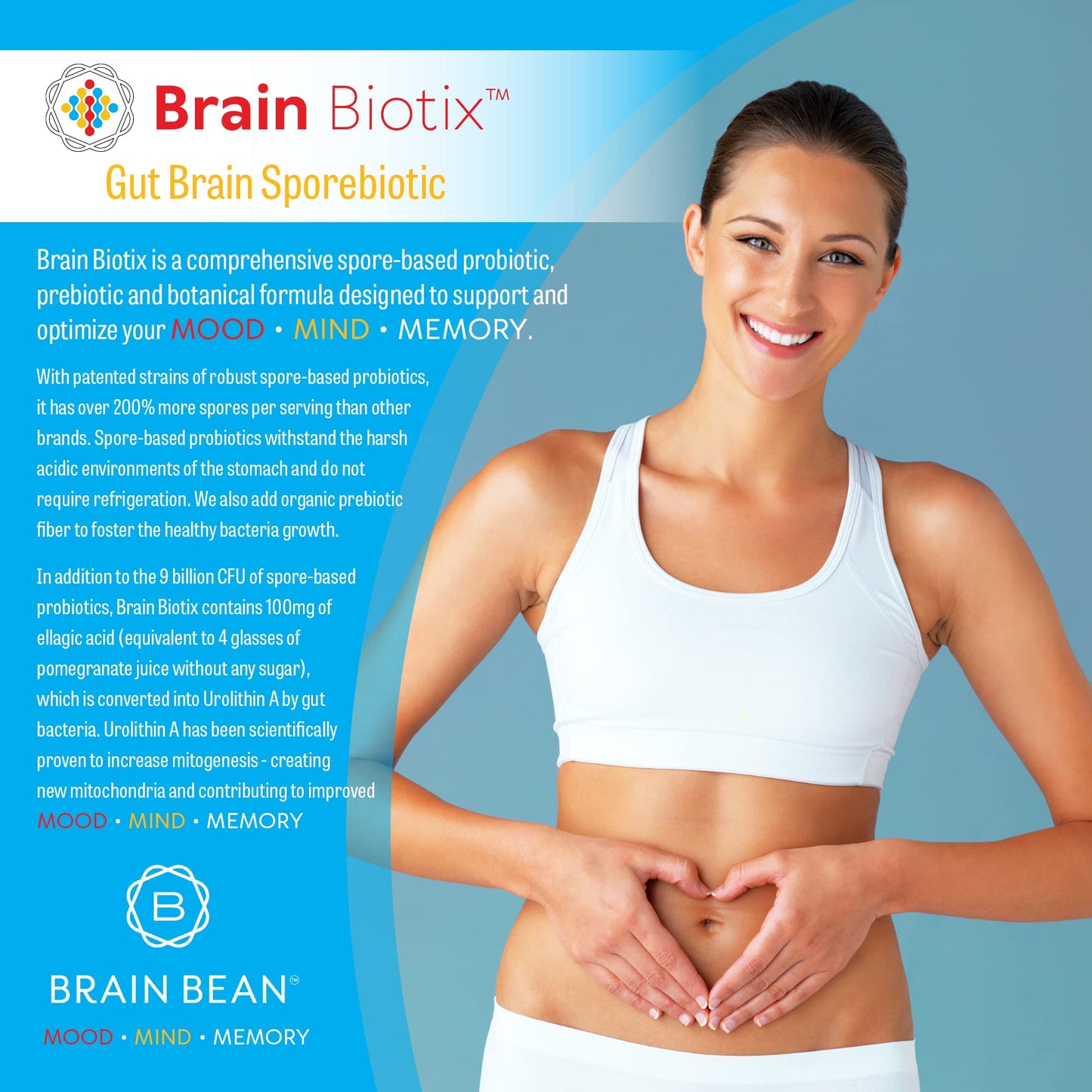 Brain Bean Brain Biotix 60 Capsules