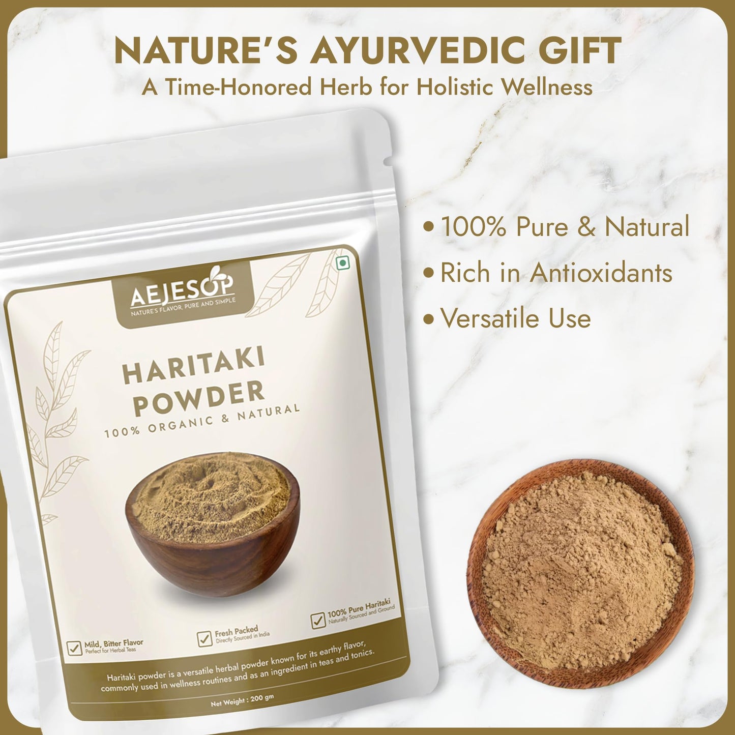 AEJESOP Haritaki Powder 7 oz