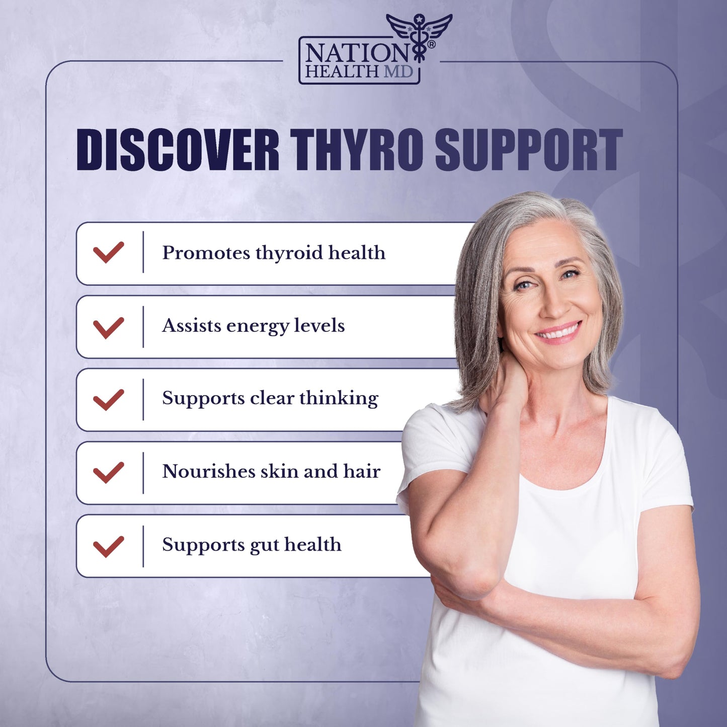 NATION HEALTH MD Thyro Support Capsule 120