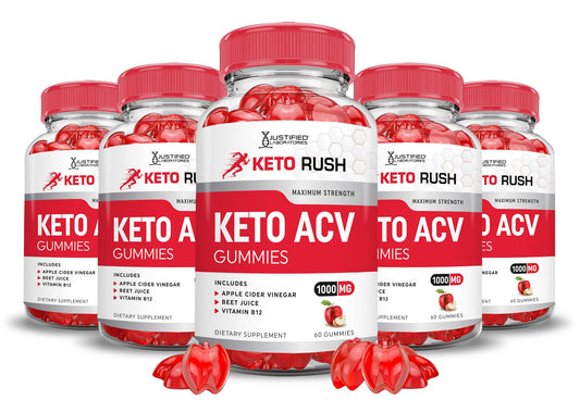 Justified Laboratories Keto Rush Keto ACV Gummies 300 Count