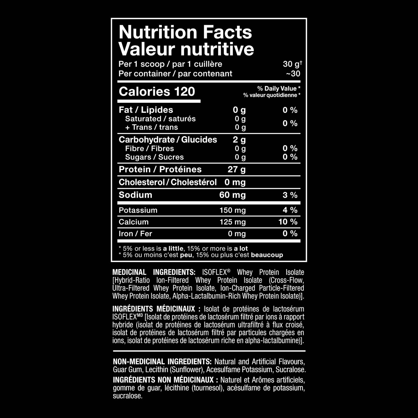 ALLMAX ISOFLEX Whey Protein Isolate Vanilla Powder, 32 Servings