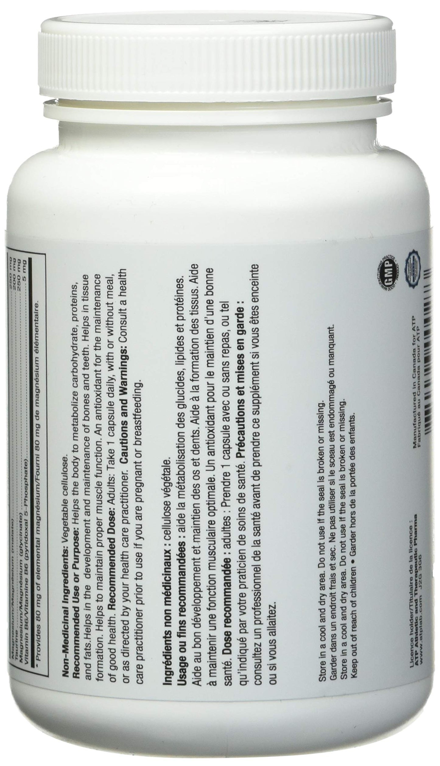 ATP LAB Ultra High Potency Magnesium Complex Capsule, 90 Capsules