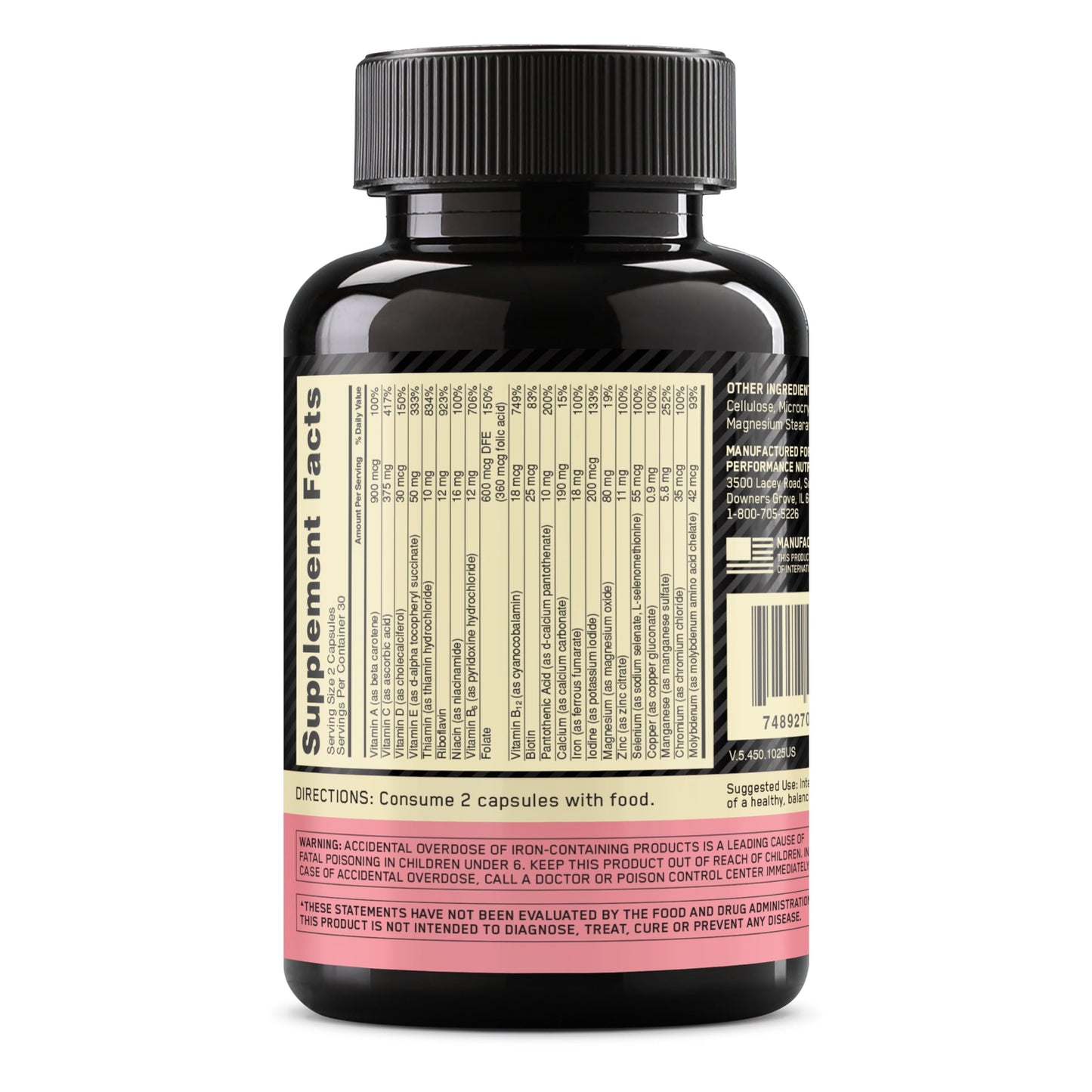 Optimum Nutrition Opti-Women Daily Multivitamin for Women Capsule 60 Count