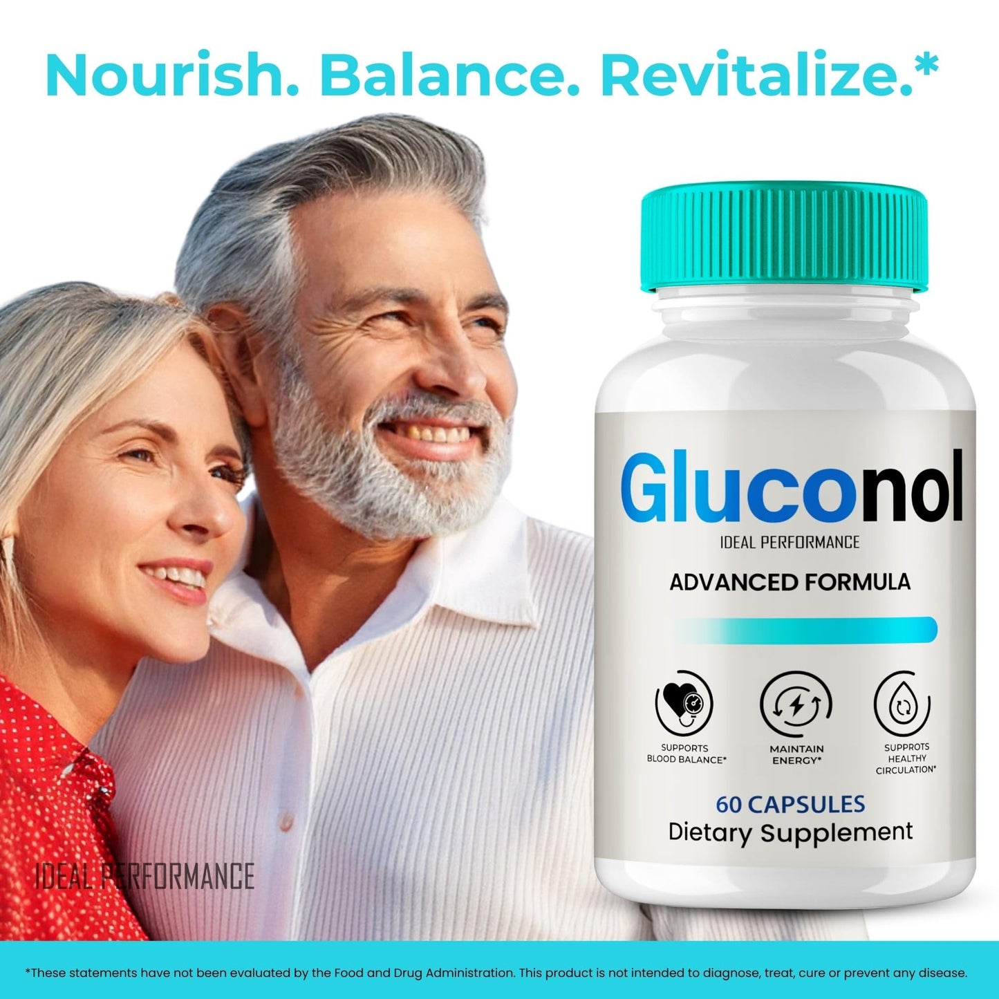 IDEAL PERFORMANCE Gluconol Capsules, 120 Capsules