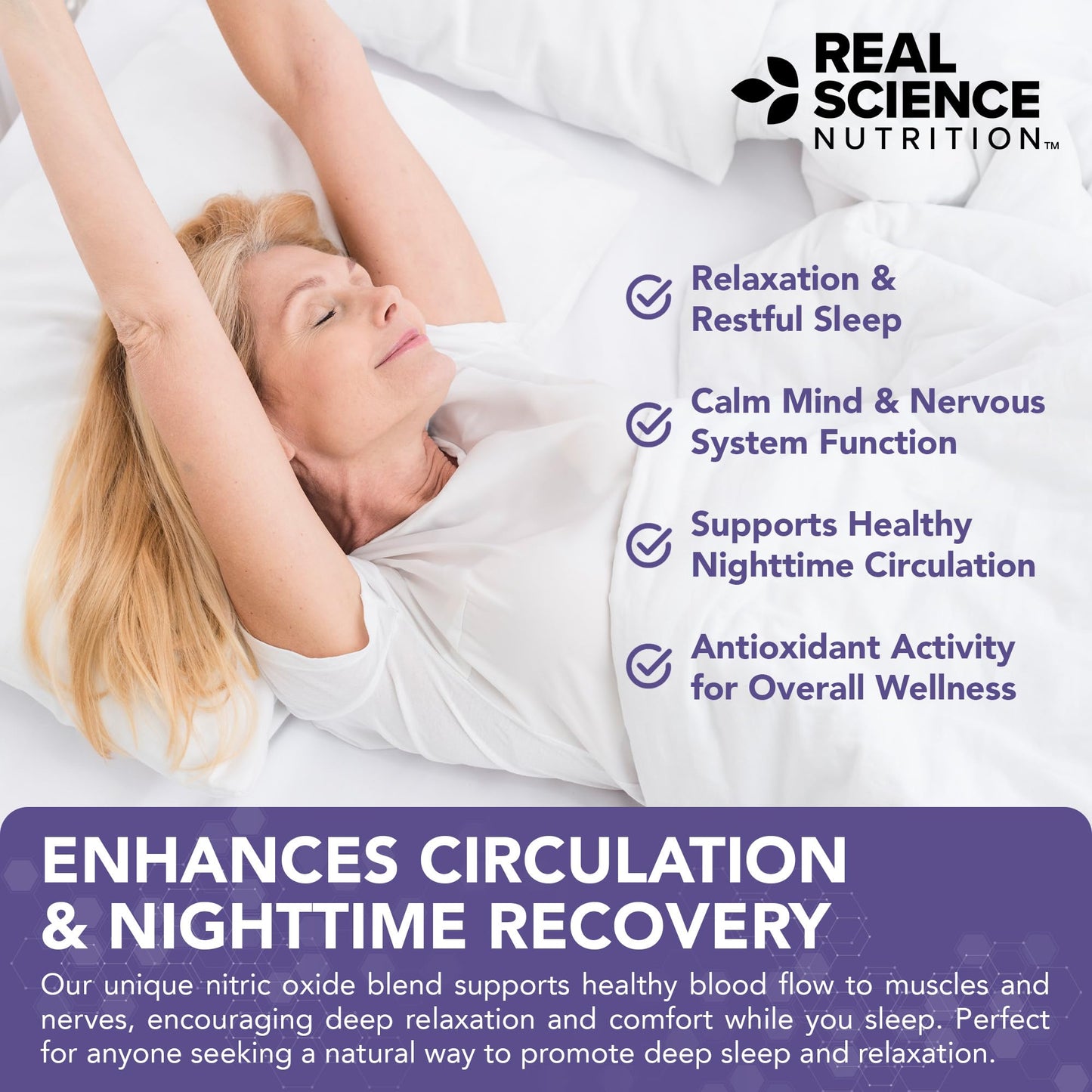 Real Science Nutrition Sleep Miracle Capsule 60 Count