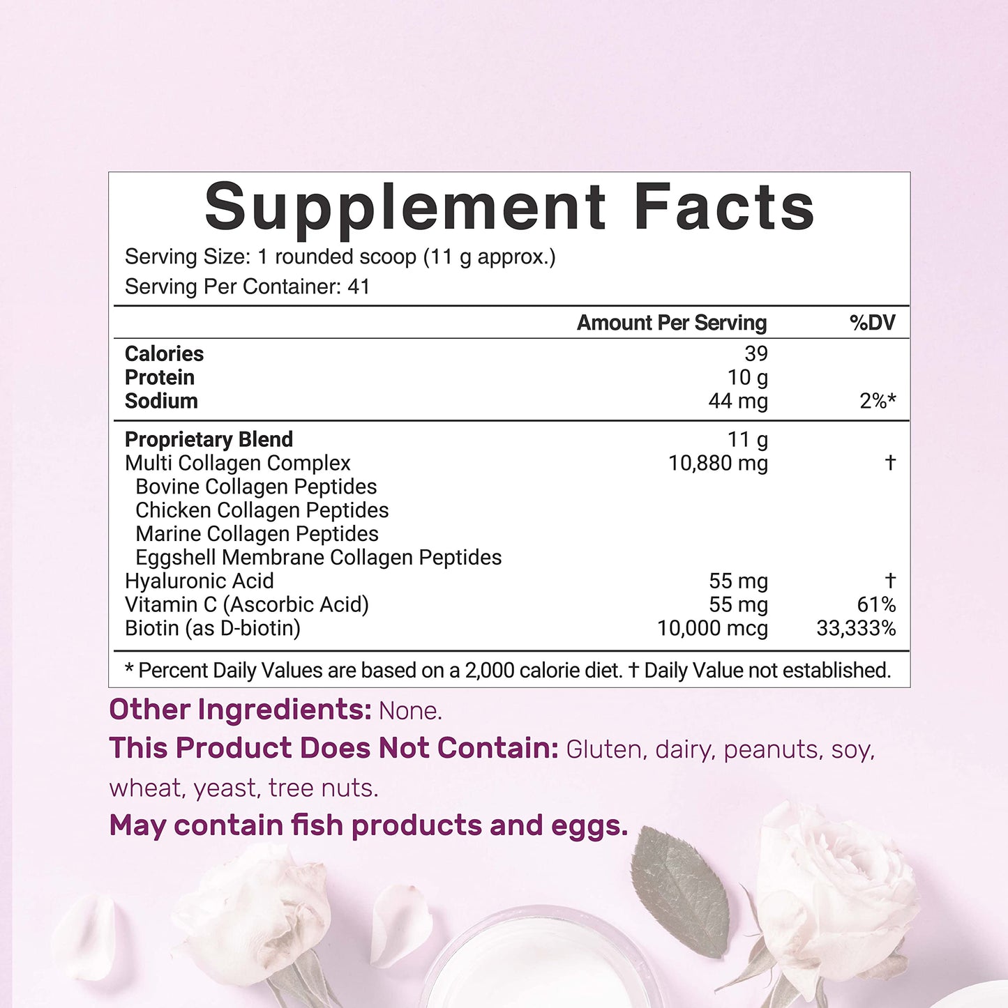 DEAL SUPPLEMENT Multi Collagen Protein Powder 16 oz