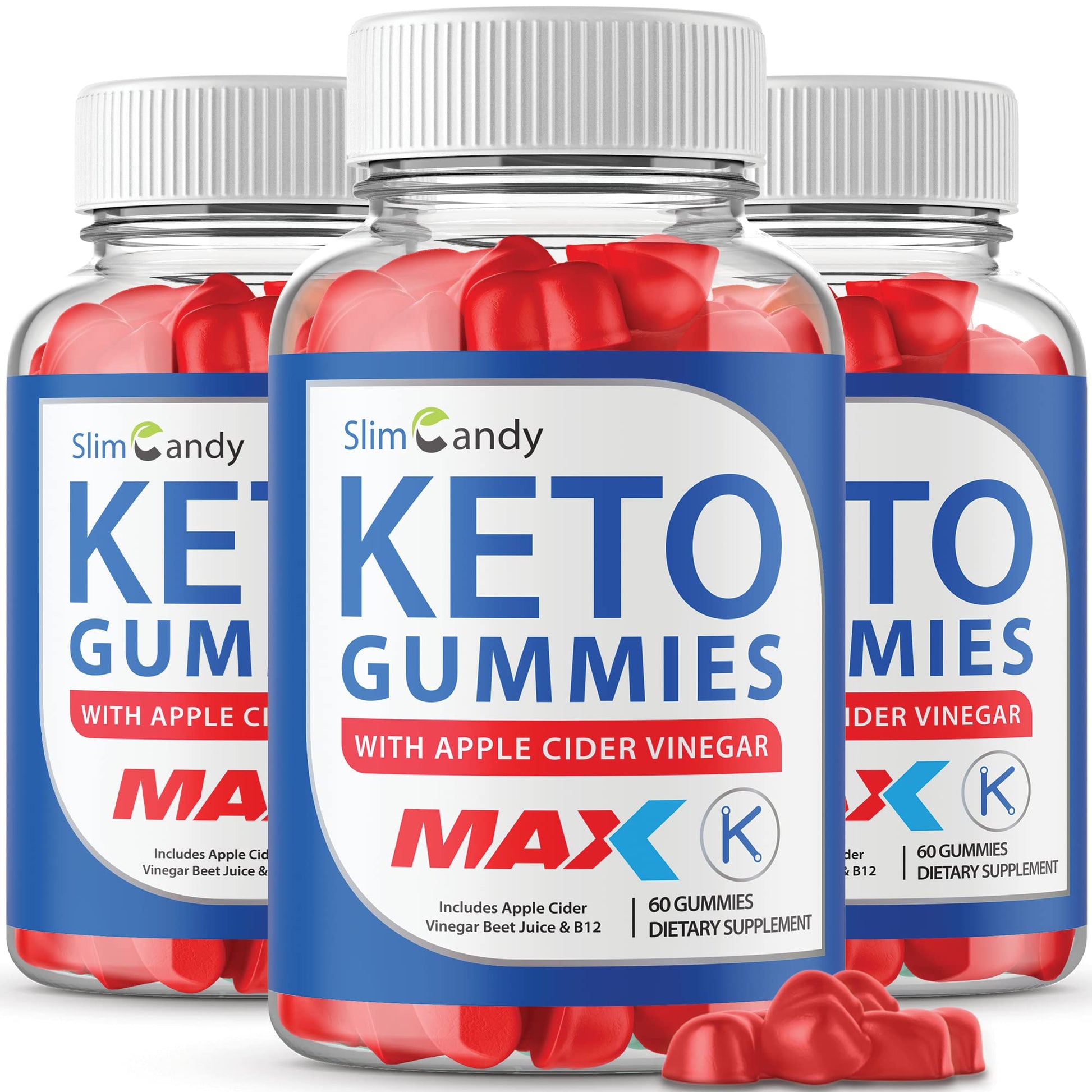 IDEAL PERFORMANCE Slim Candy Keto ACV Gummies 180 Gummies