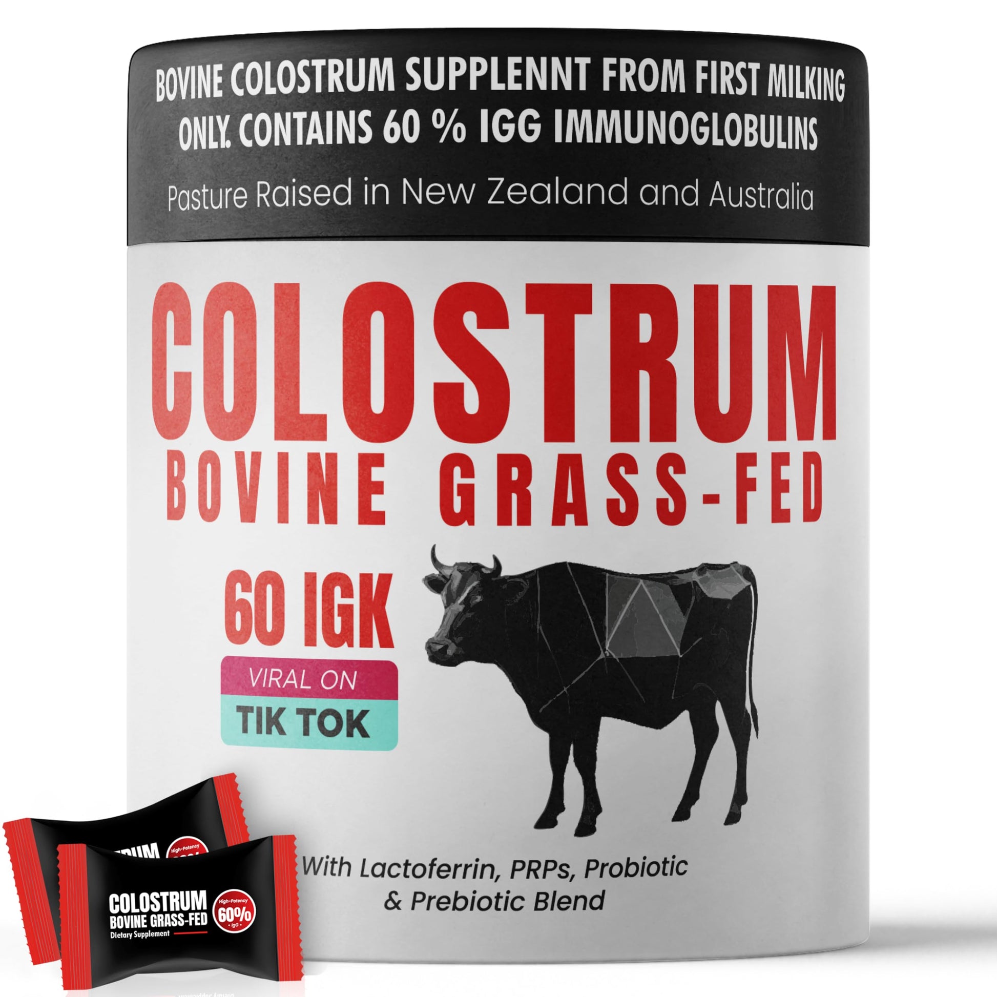 Terramed Just Think Comfort Colostrum Supplement Gummies, 90 Count