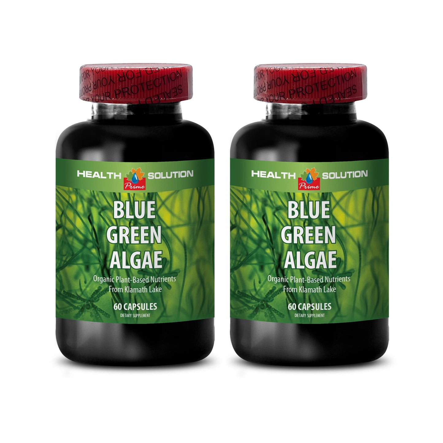 Health Solution Prime Klamath Blue Green Algae Capsules, 60 Capsules